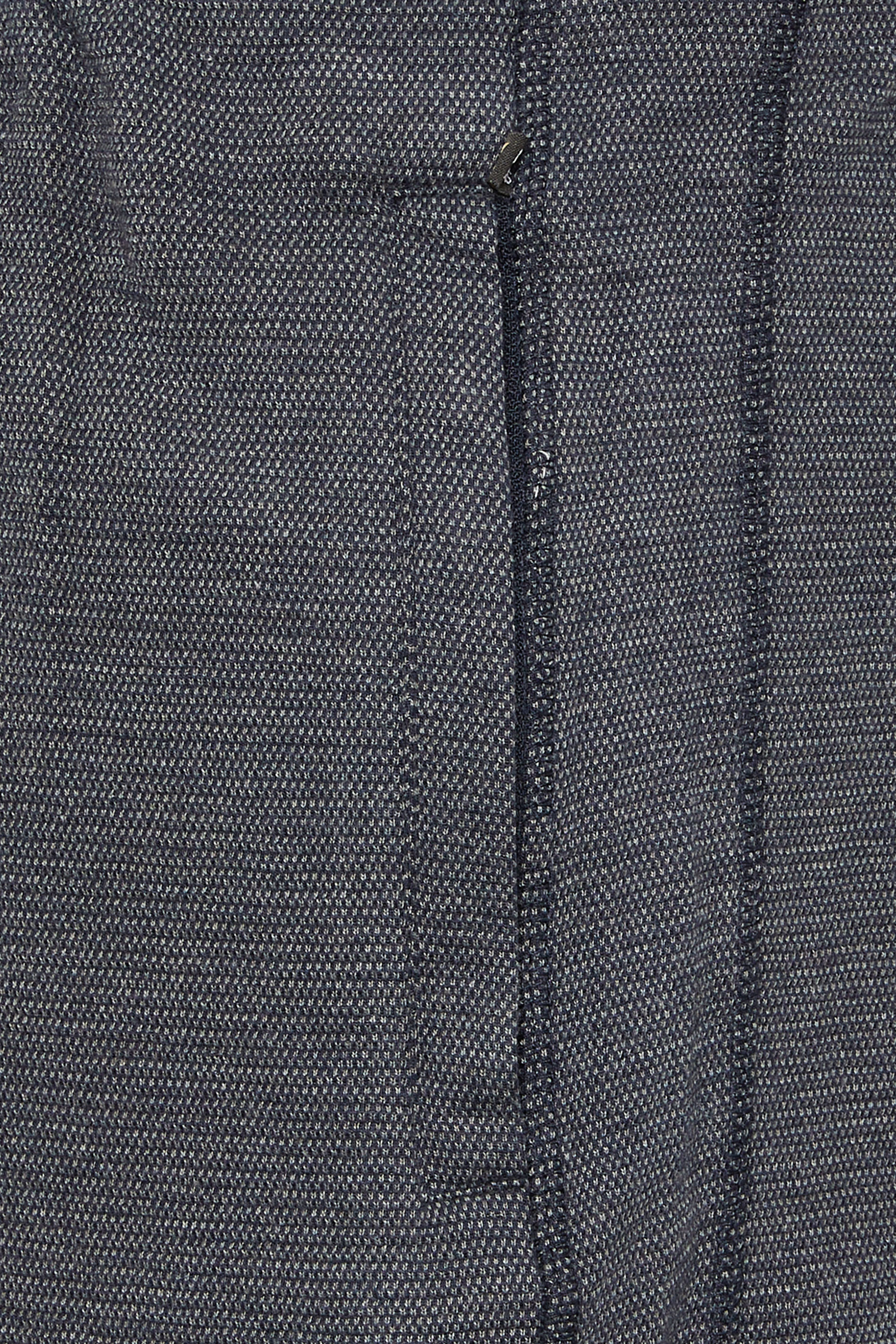 KAM Big & Tall Indigo Blue Textured Interlock Shorts | BadRhino 3