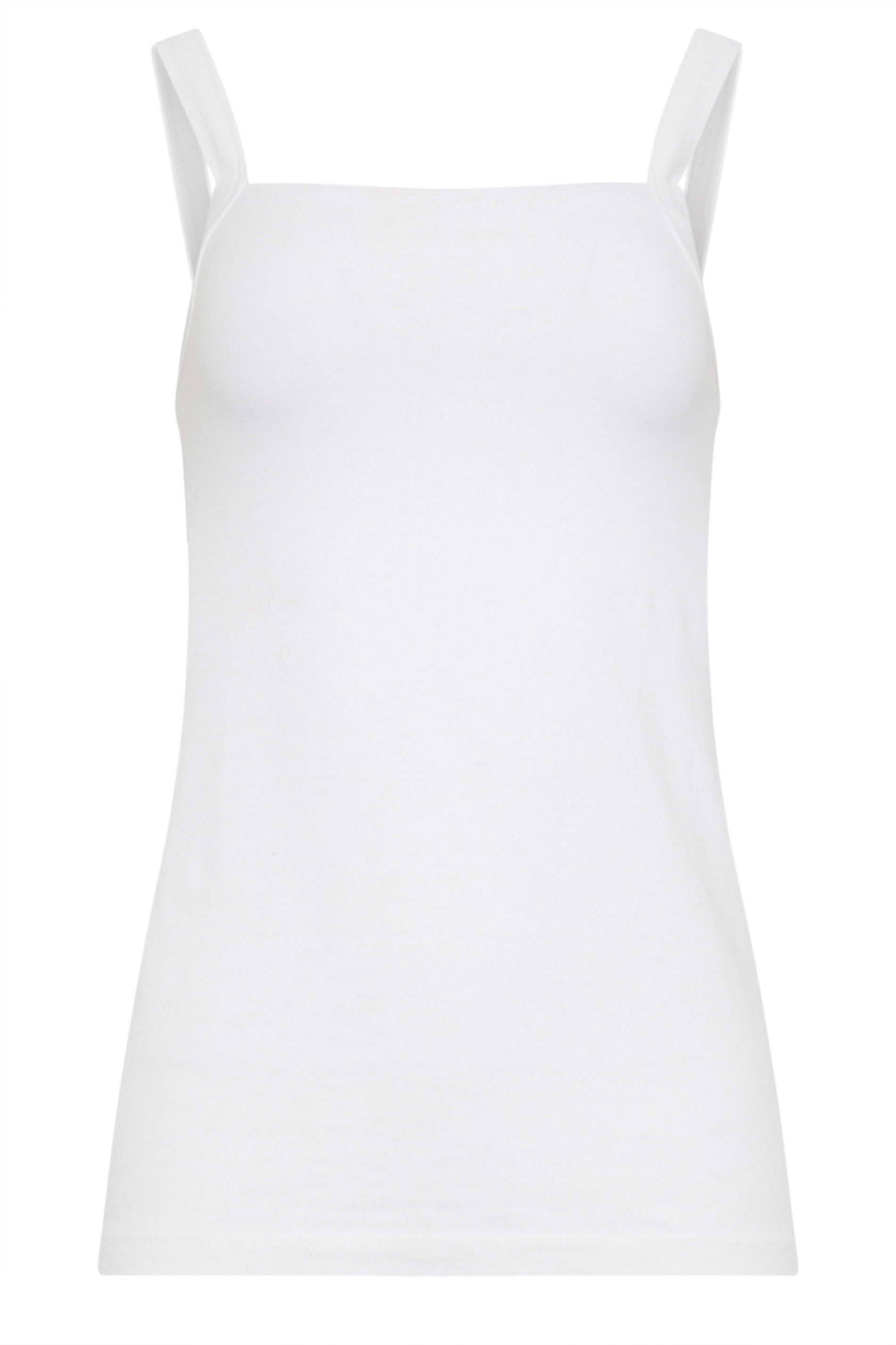 LTS Tall Women's 2 PACK White & Navy Blue Striped Cami Tops | Long Tall Sally 9