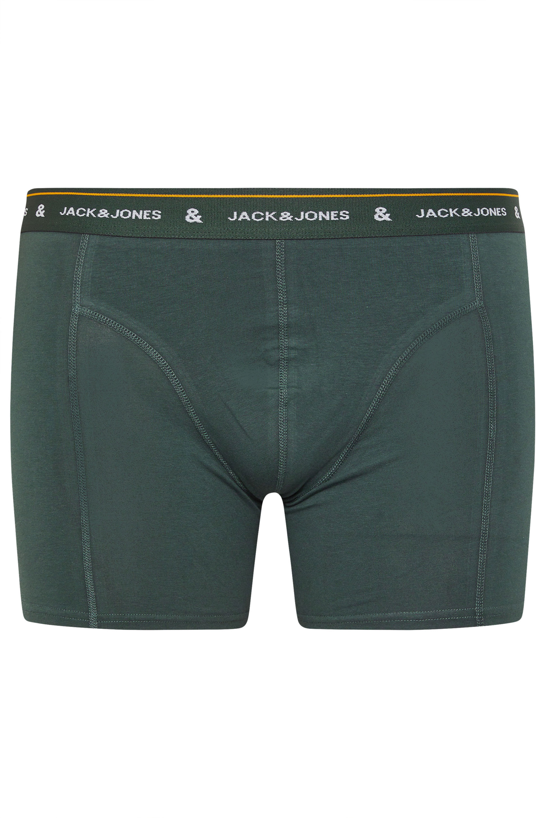 JACK & JONES Big & Tall 5 PACK Light Blue & Black Boxers | BadRhino 10