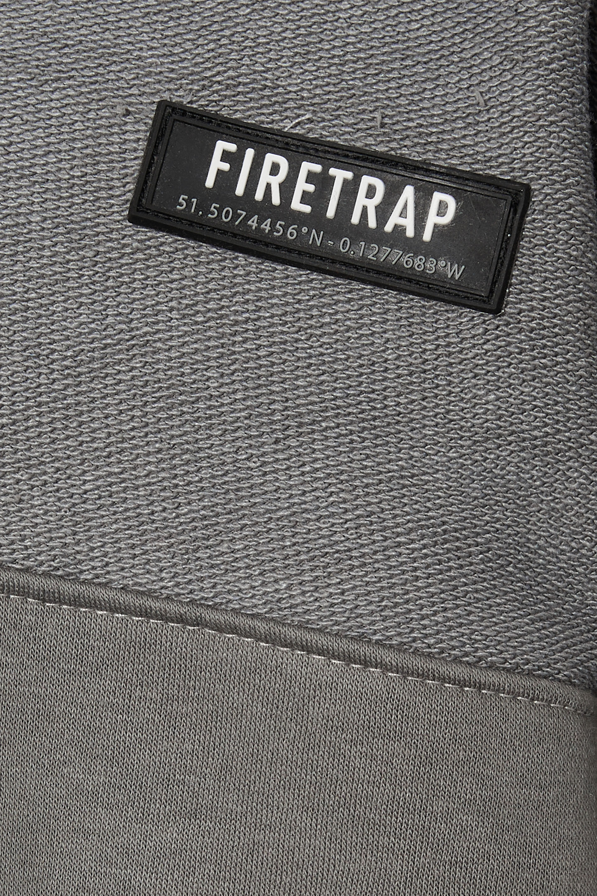 FIRETRAP Big & Tall Grey Olsen Sweatshirt | BadRhino 3