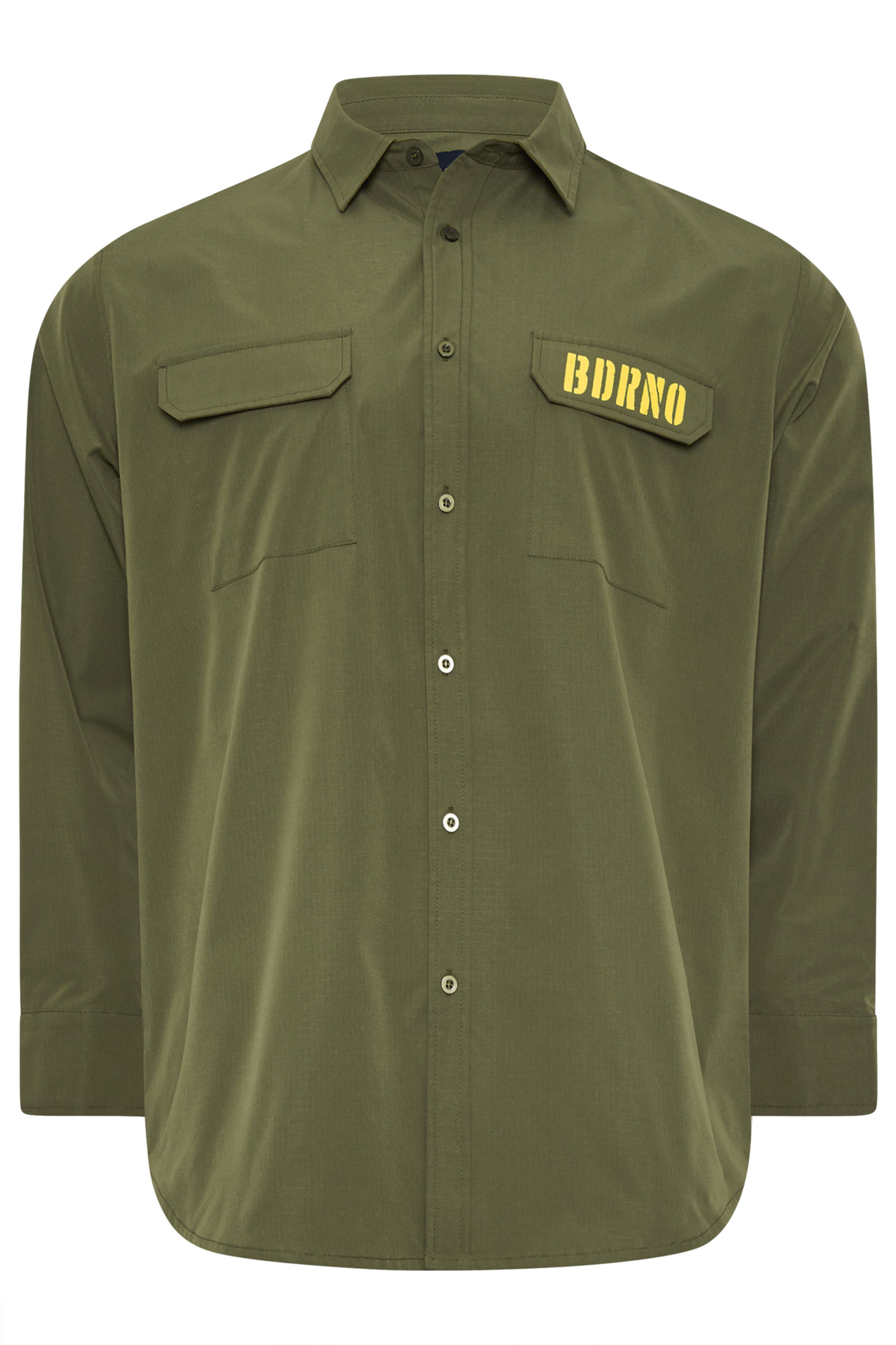 BadRhino Big & Tall Khaki Green Military Ripstop Shirt | BadRhino 7