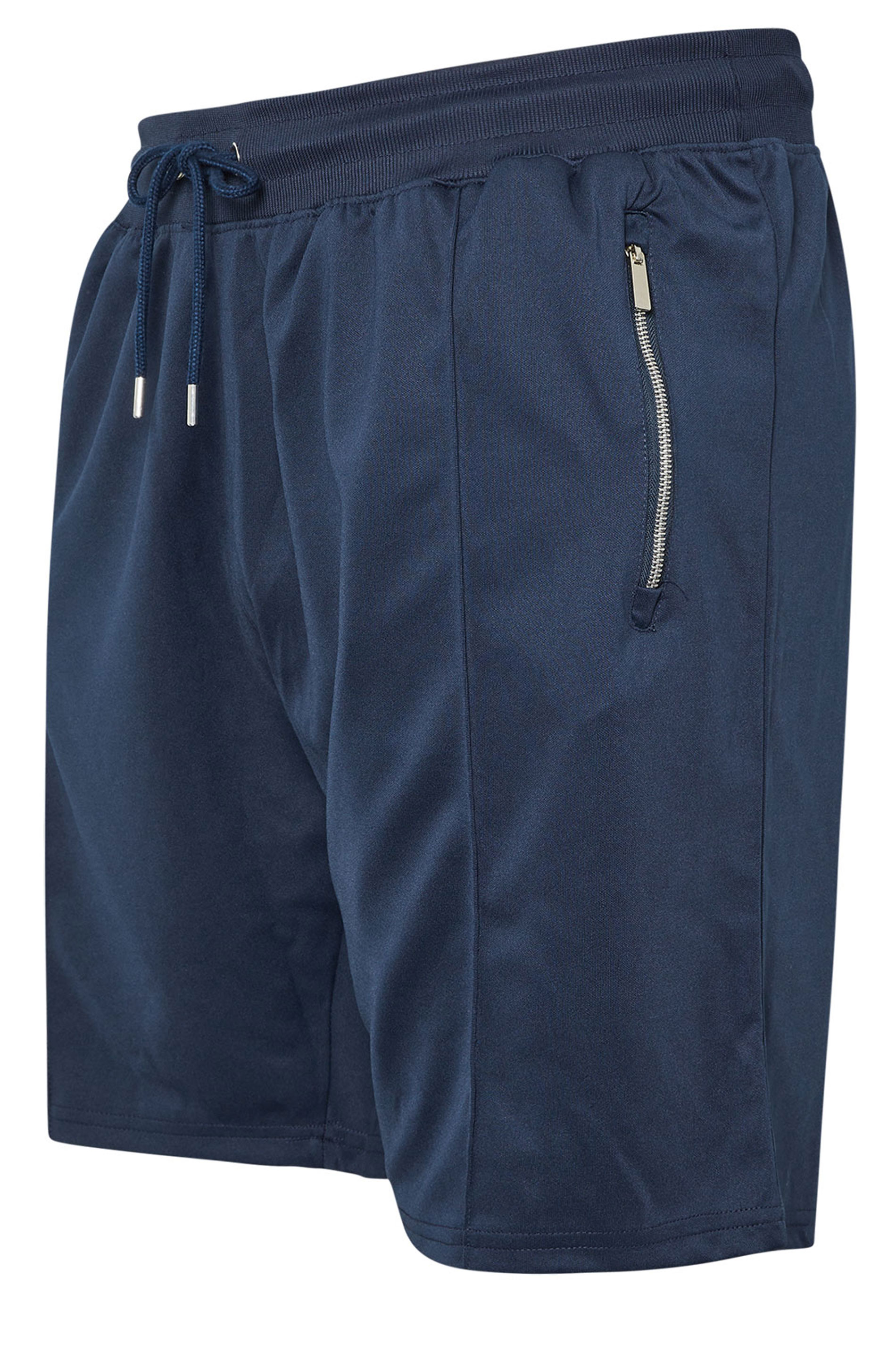 D555 Big & Tall Pin & Tuck Interlock Poly Shorts | BadRhino 6