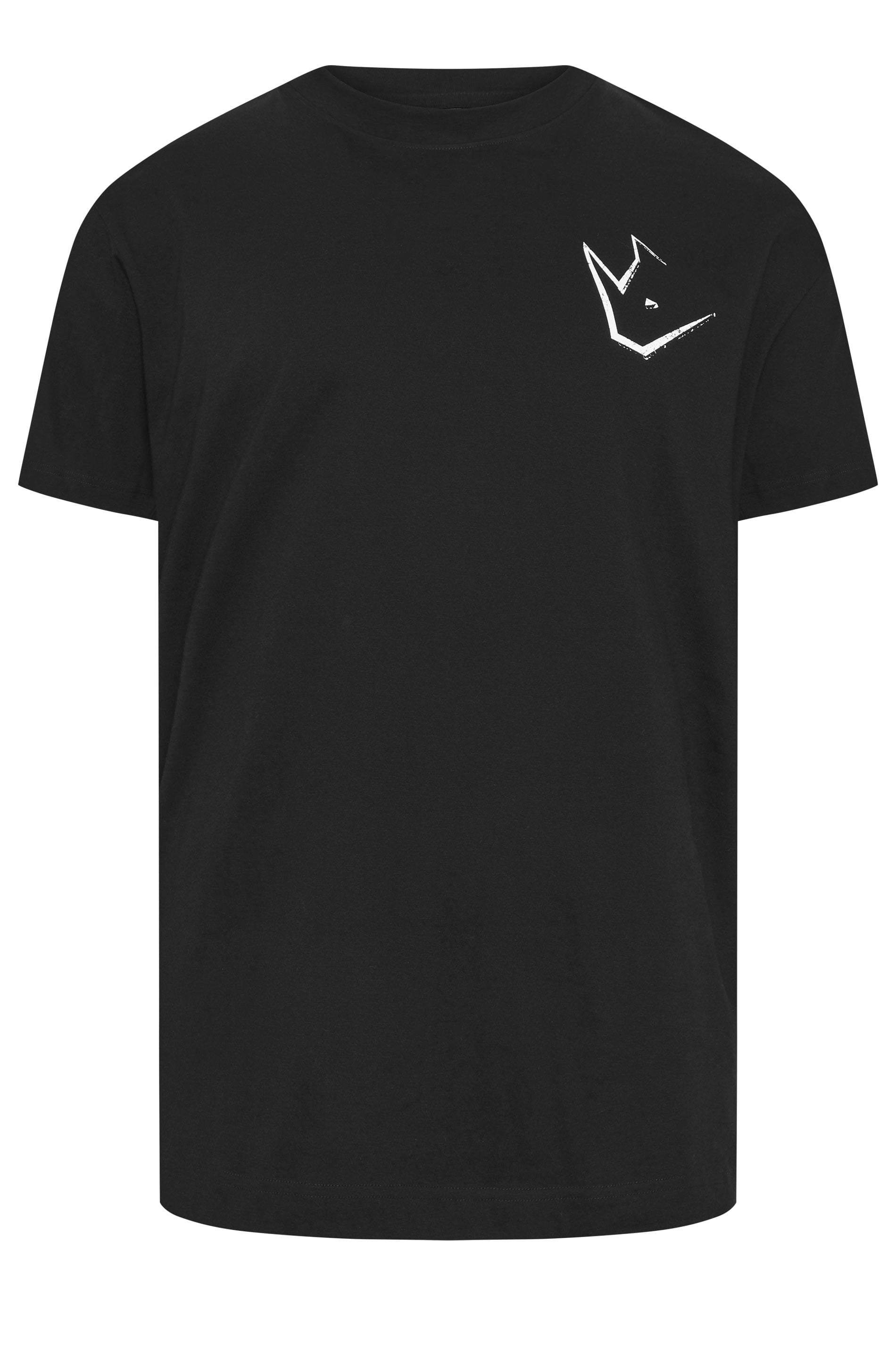 IronRhino Big & Tall Black Old English Logo T-Shirt | BadRhino 8
