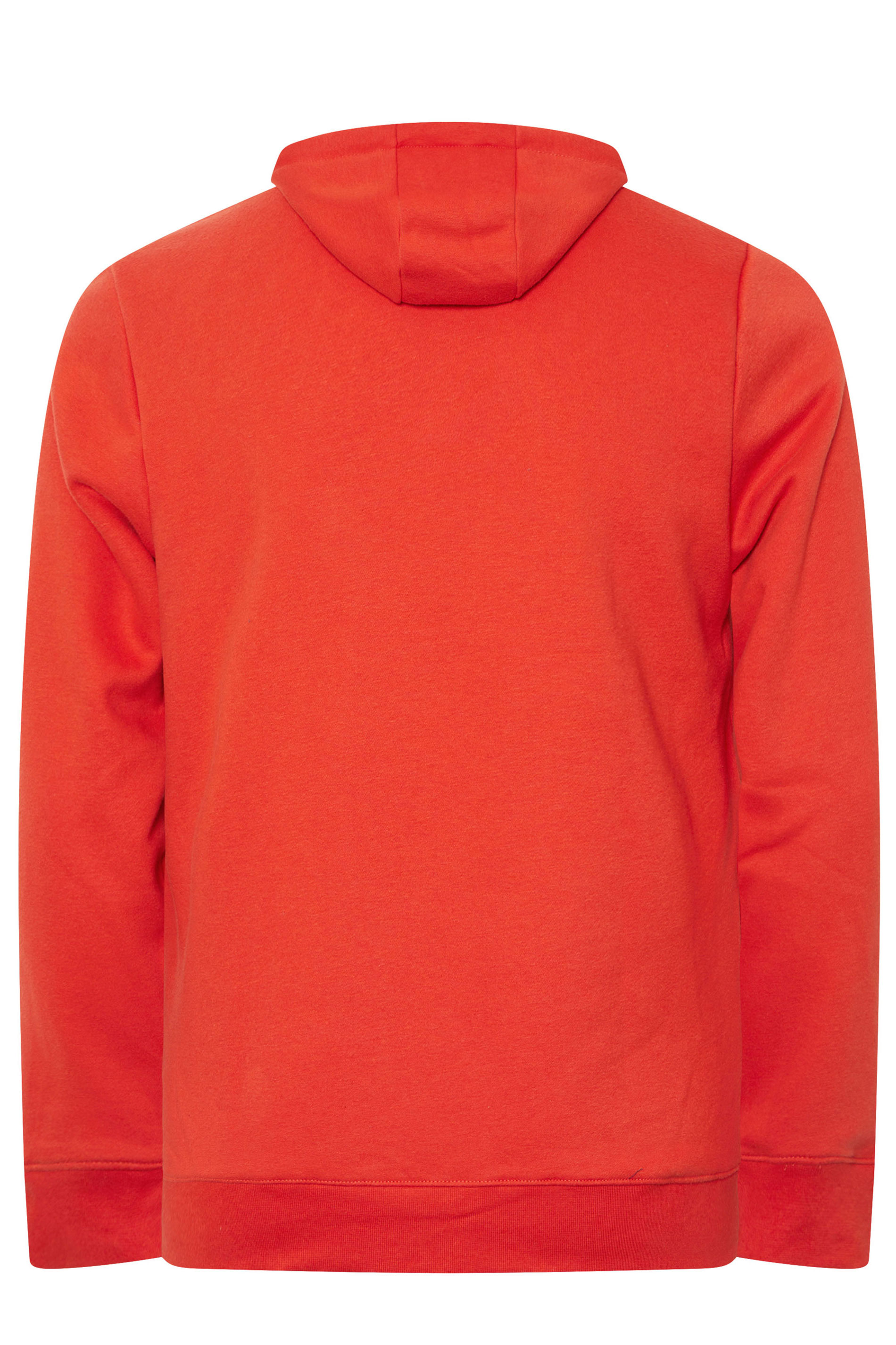 BLEND Big & Tall Red Embossed Hoodie | BadRhino 4