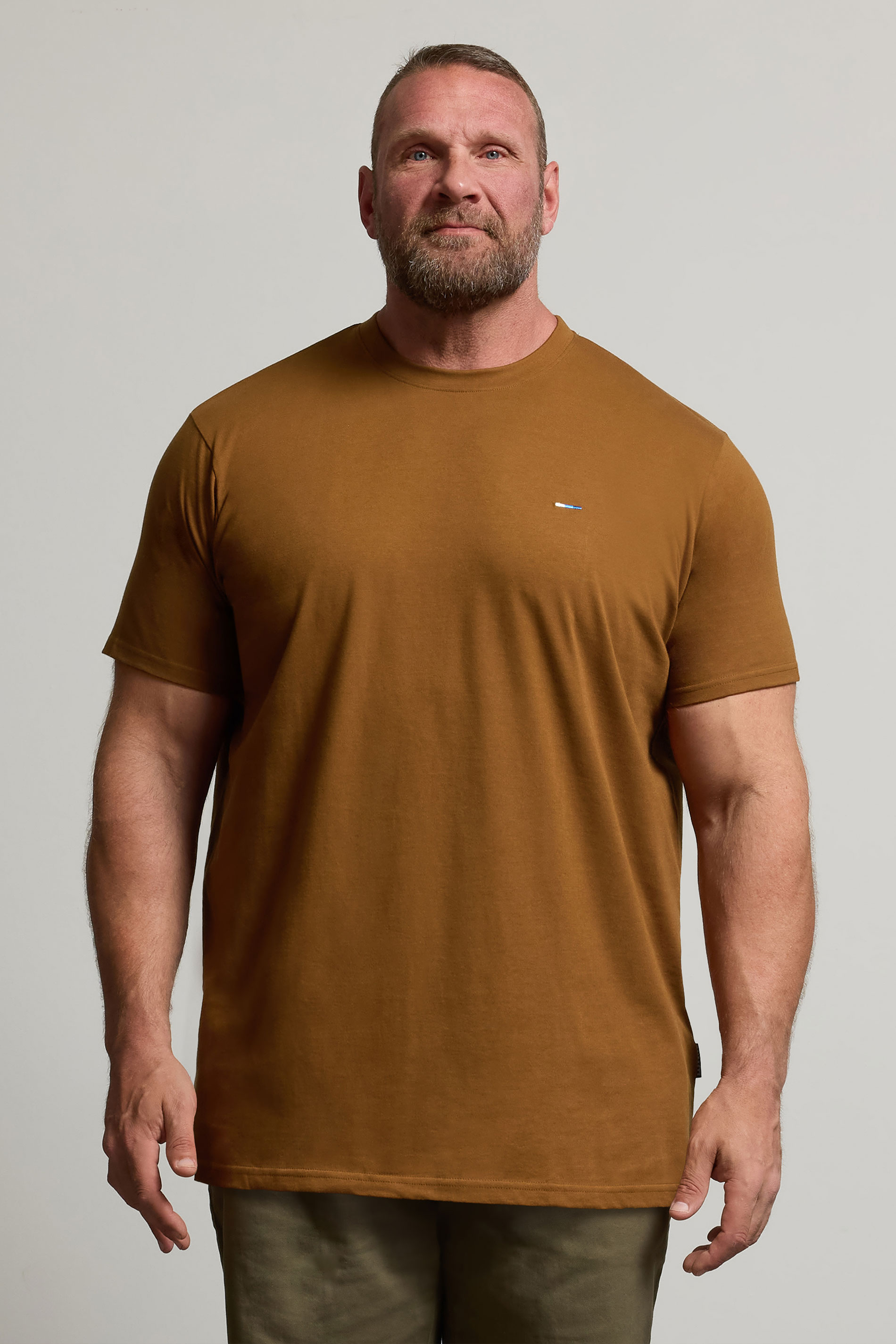 BadRhino Big & Tall Brown/Blue/Red/Green/Purple 5 Pack Core T-Shirts | BadRhino 2