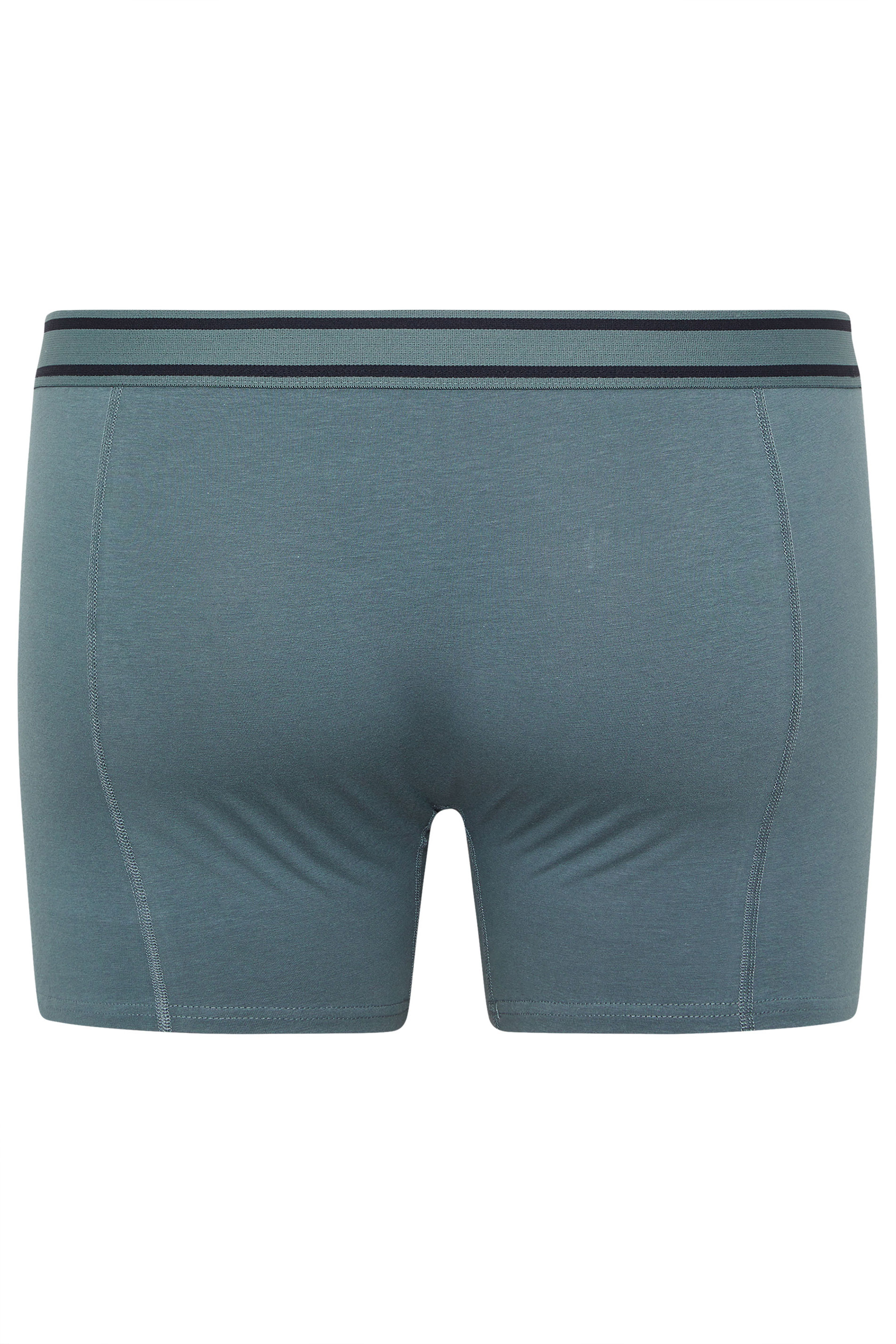 JACK & JONES Big & Tall 3 Pack Blue/Grey/Navy Blue Boxers | BadRhino 8