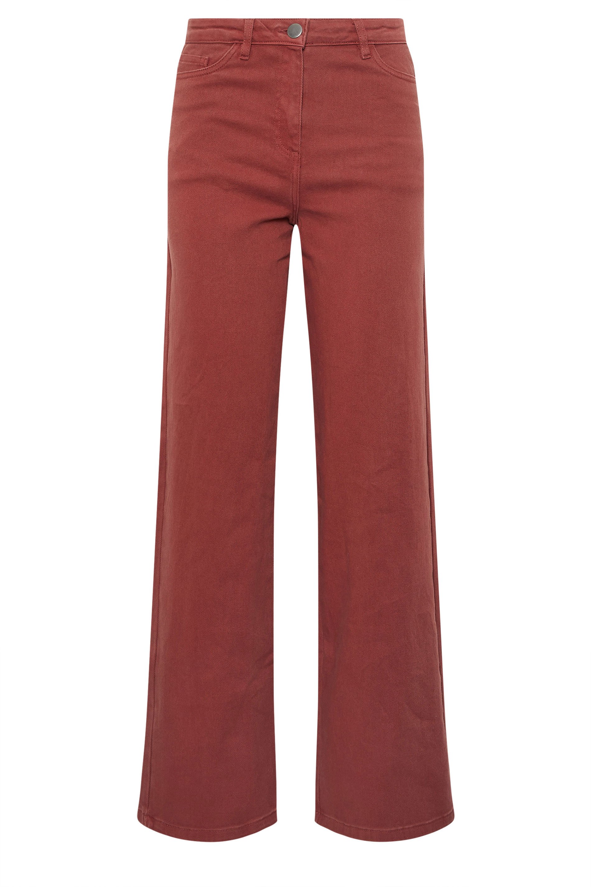 LTS Tall Women's Rust Orange Wide Leg Jeans | Long Tall Sally 1