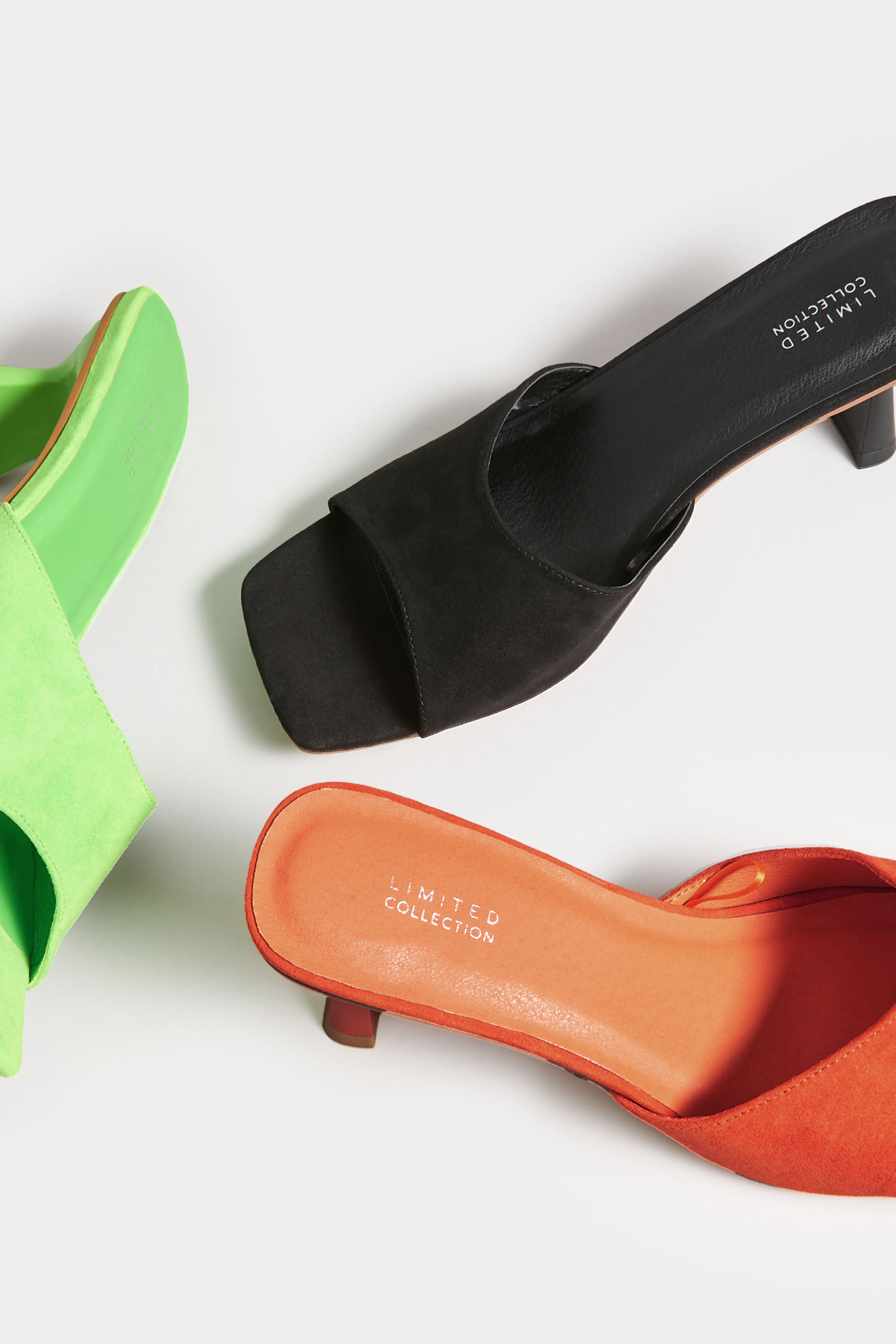 LIMITED COLLECTION Black Kitten Heel Mule In Wide E Fit & Extra Wide EEE Fit | Yours Clothing 6