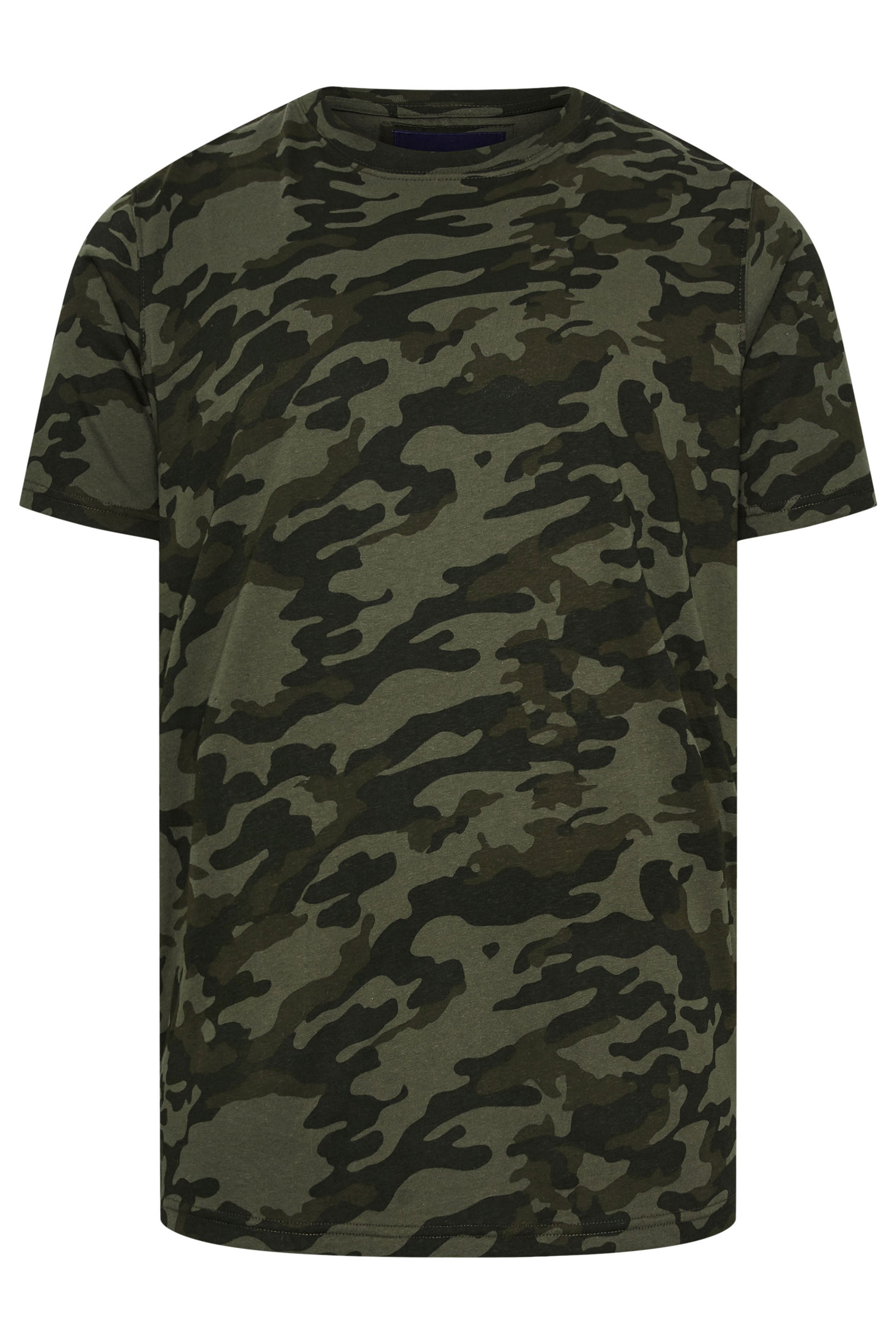 BadRhino Green Camo Print Crew Neck T-Shirt | BadRhino 8