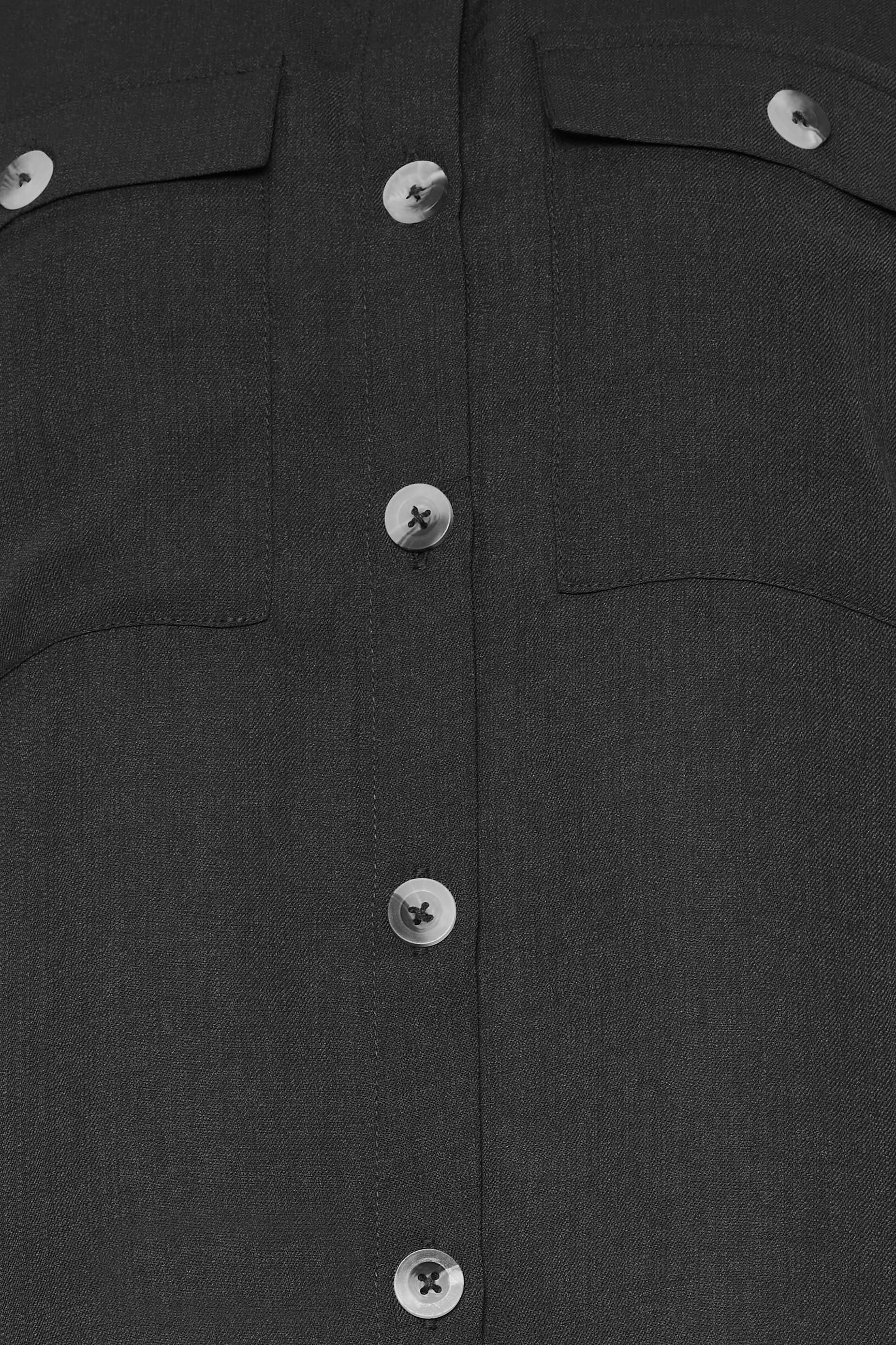 LTS Tall Black Long Sleeve Utility Shirt | Long Tall Sally 6