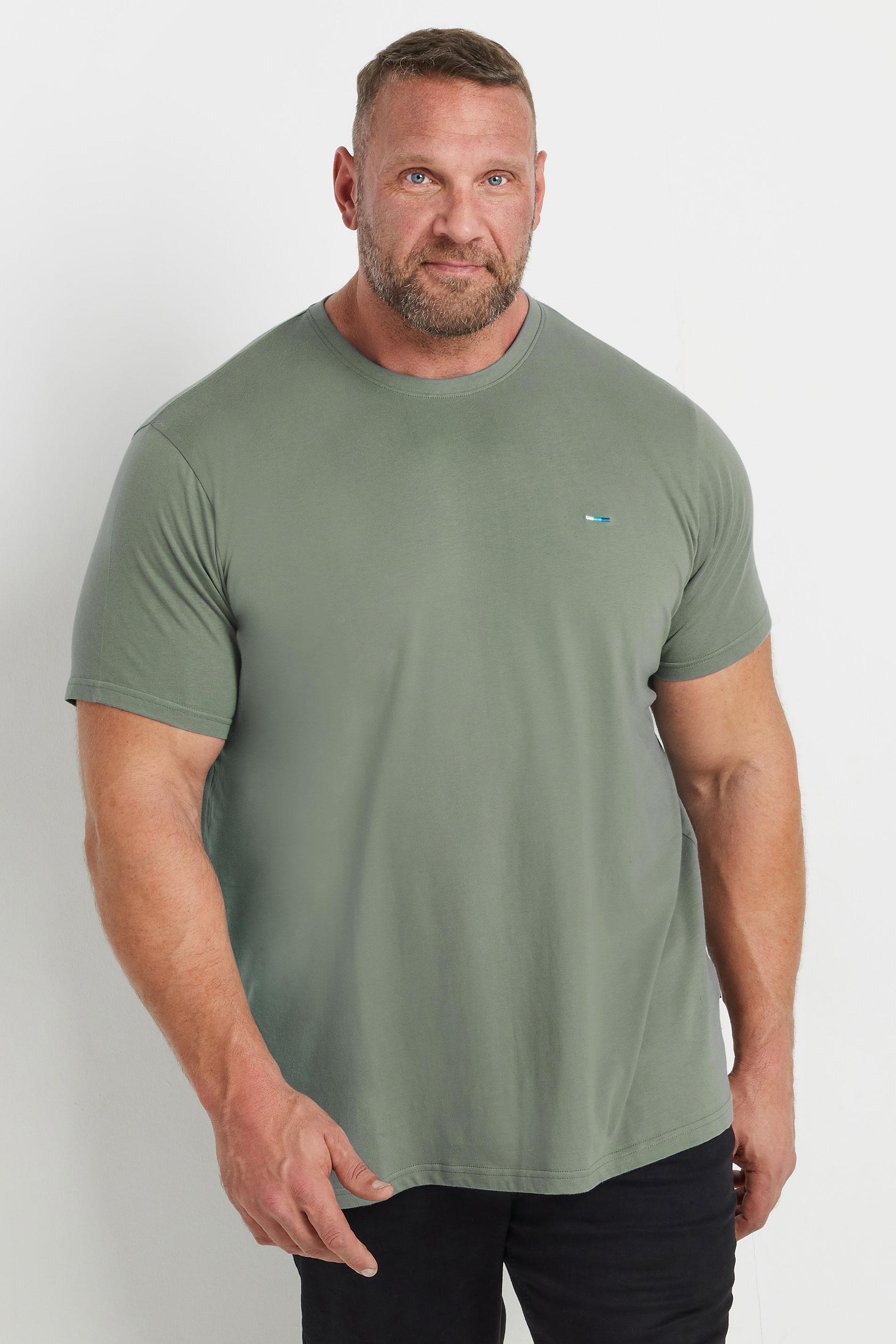 BadRhino Big & Tall 5 PACK Green & Purple Core T-Shirts | BadRhino 3