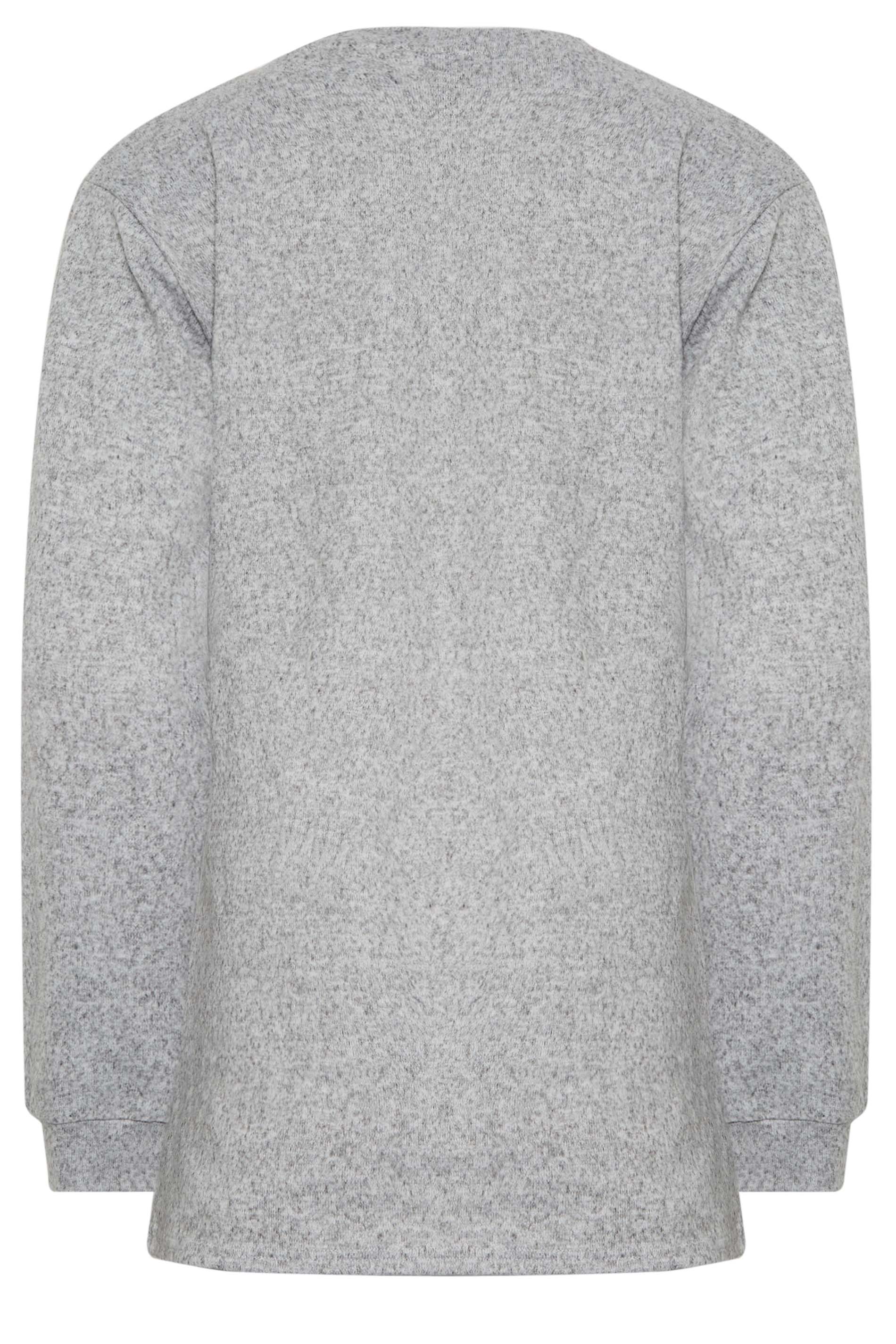 LTS Tall Women's Grey Sequin Star Jumper | Long Tall Sally 7