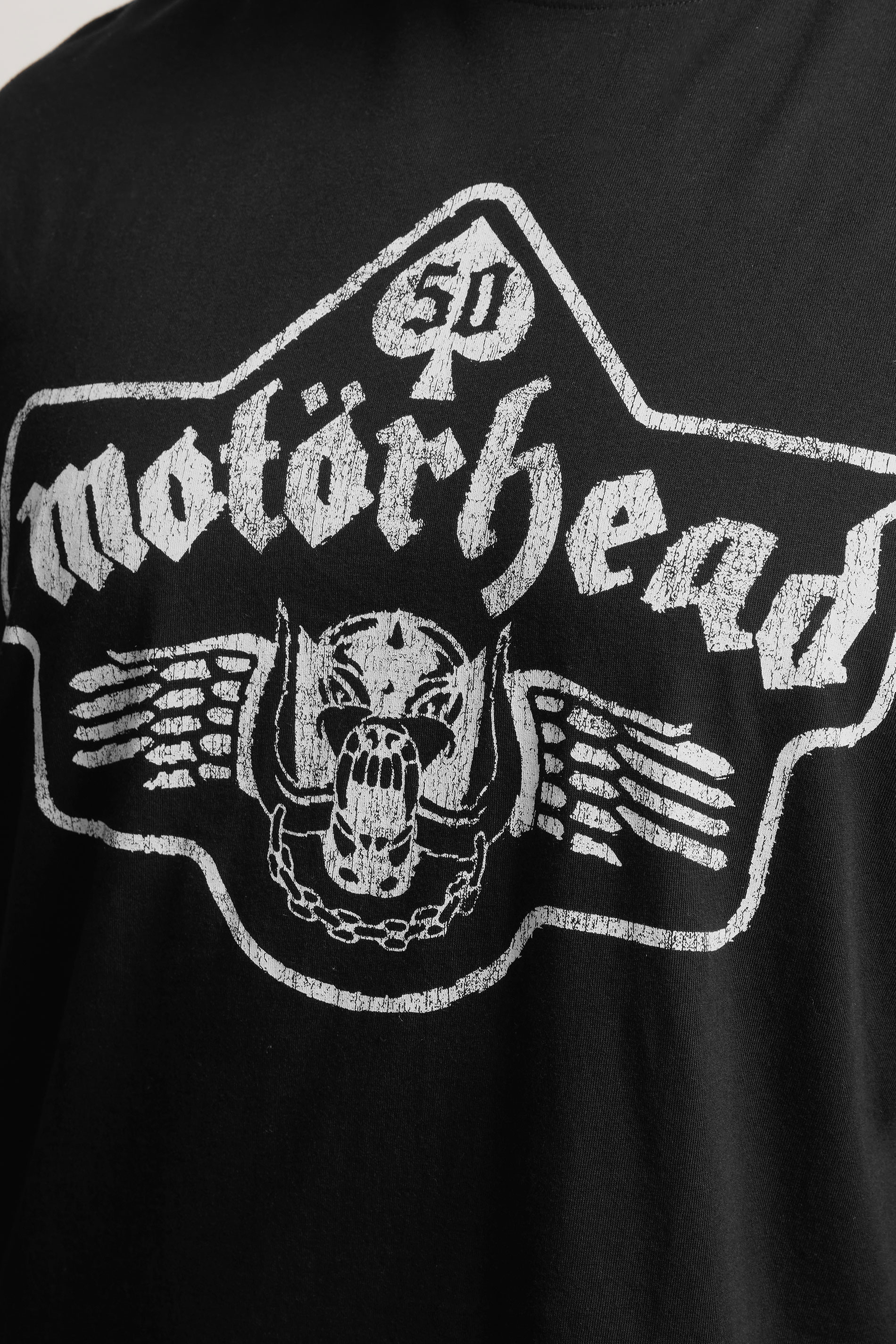 BadRhino Big & Tall Black Motörhead Graphic T-Shirt | BadRhino 4