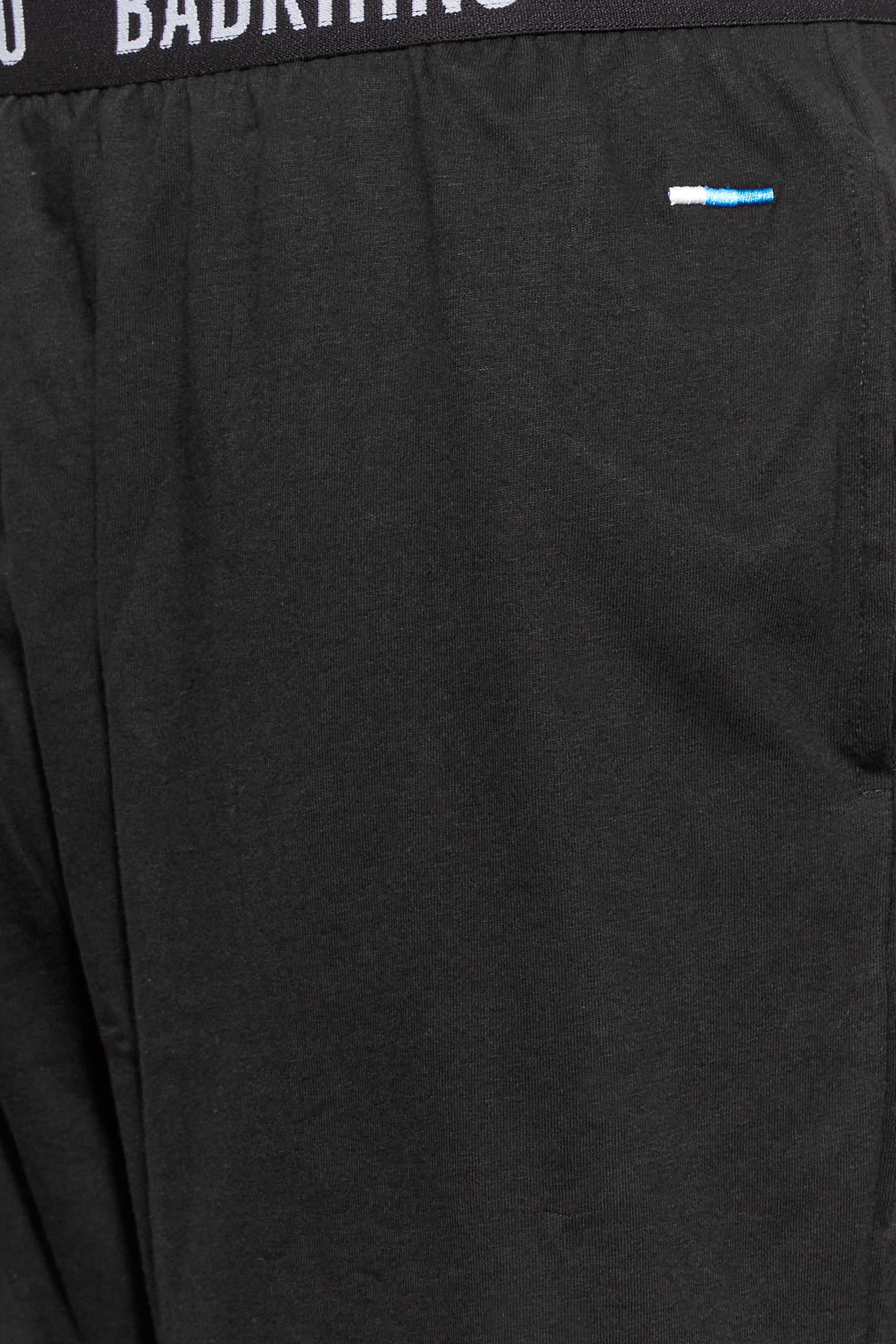 BadRhino Big & Tall Black Lounge Shorts | BadRhino 5