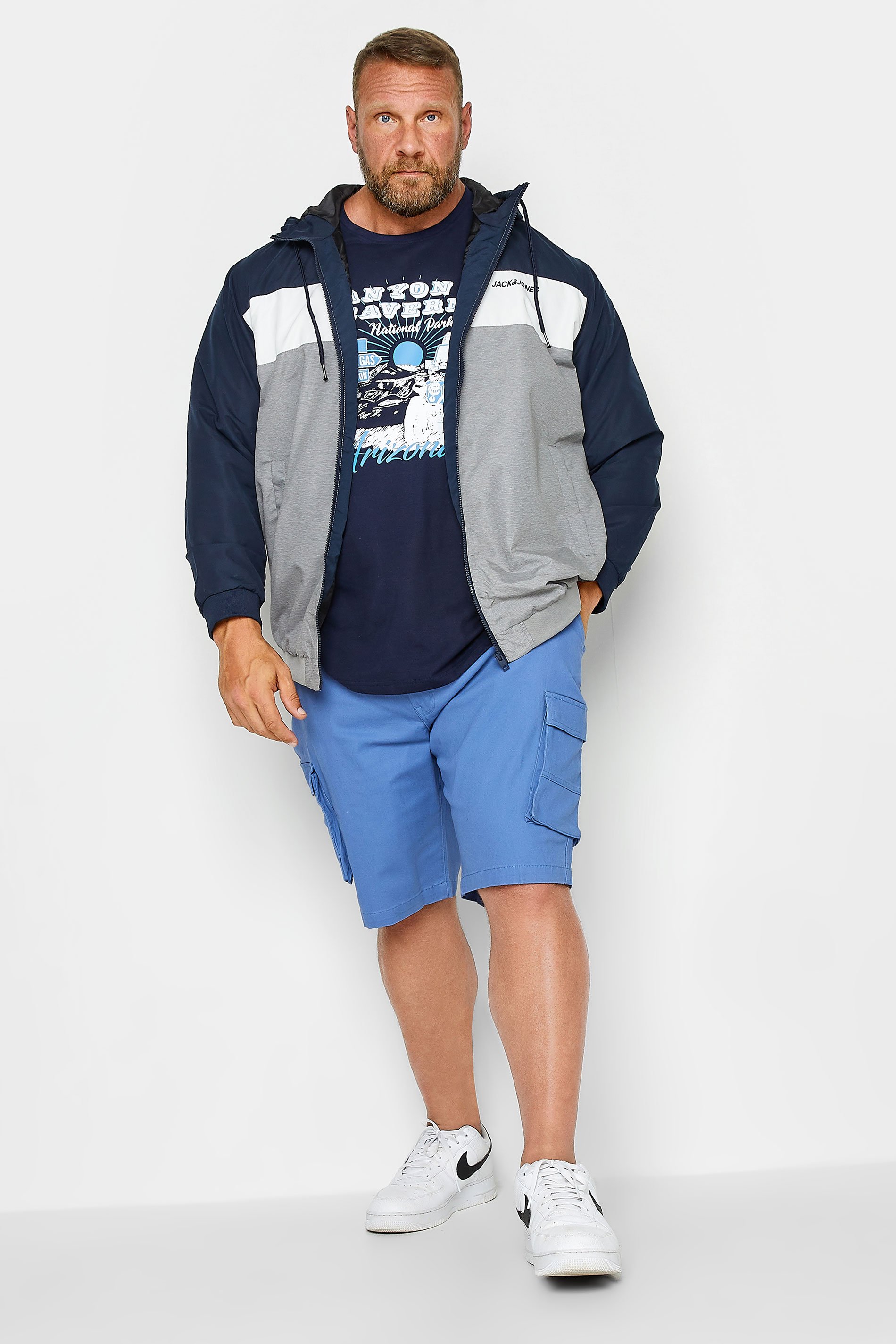 BadRhino Big & Tall Blue Cargo Shorts | BadRhino 2