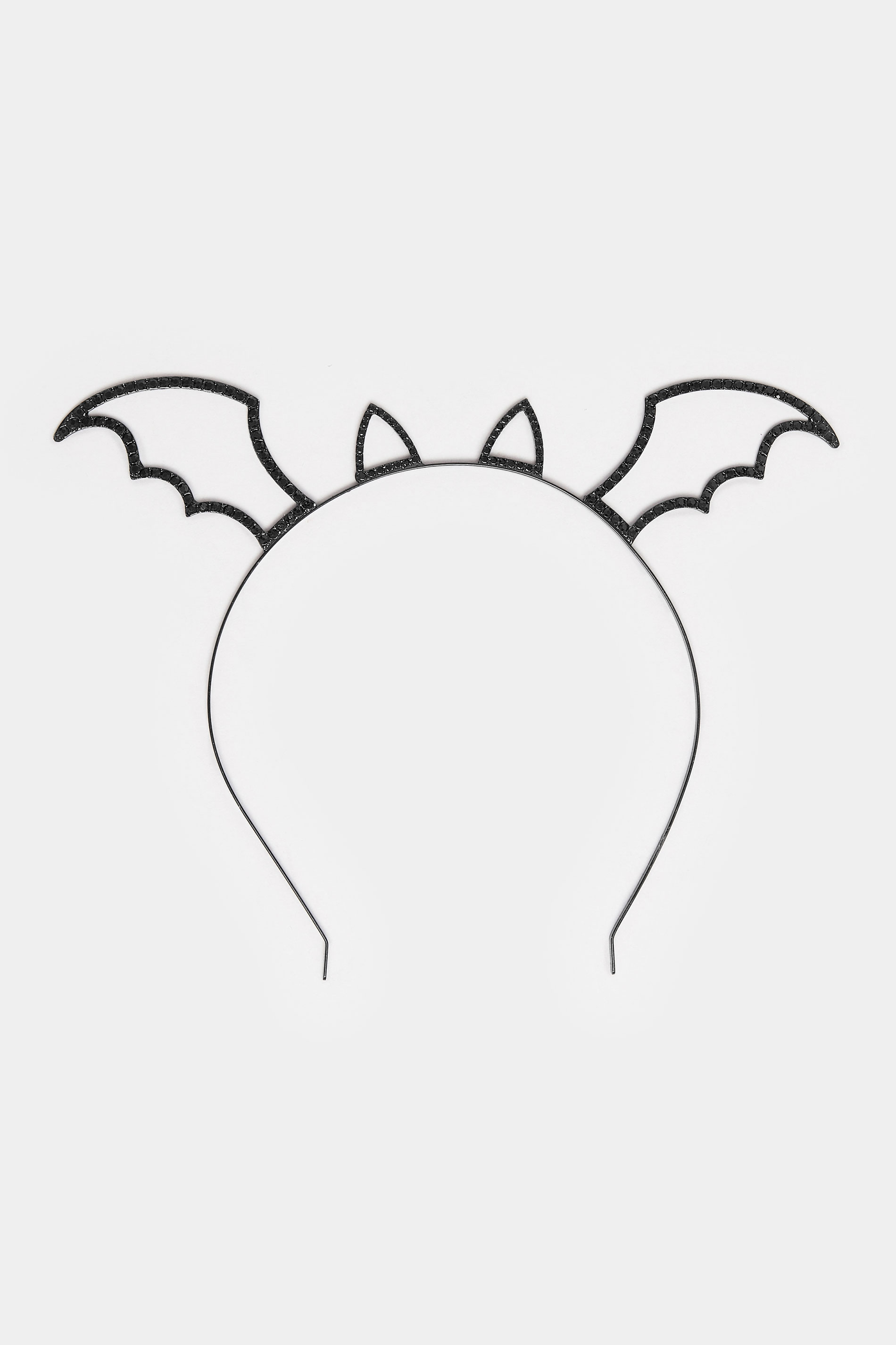 Black Novelty Bat Halloween Headband | Yours Clothing 2