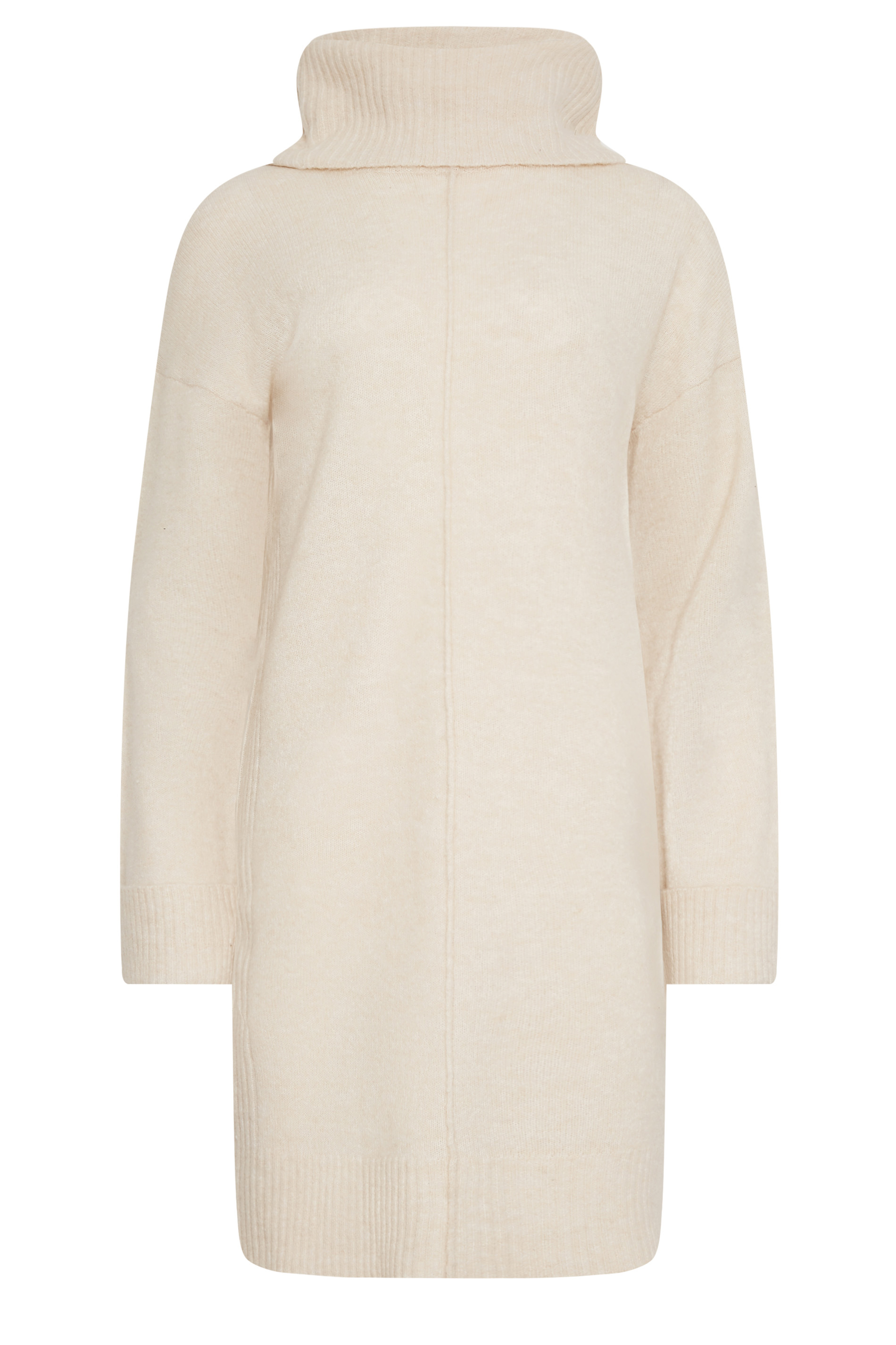 LTS Tall Ivory White Boxy Roll Neck Jumper | Long Tall Sally 6