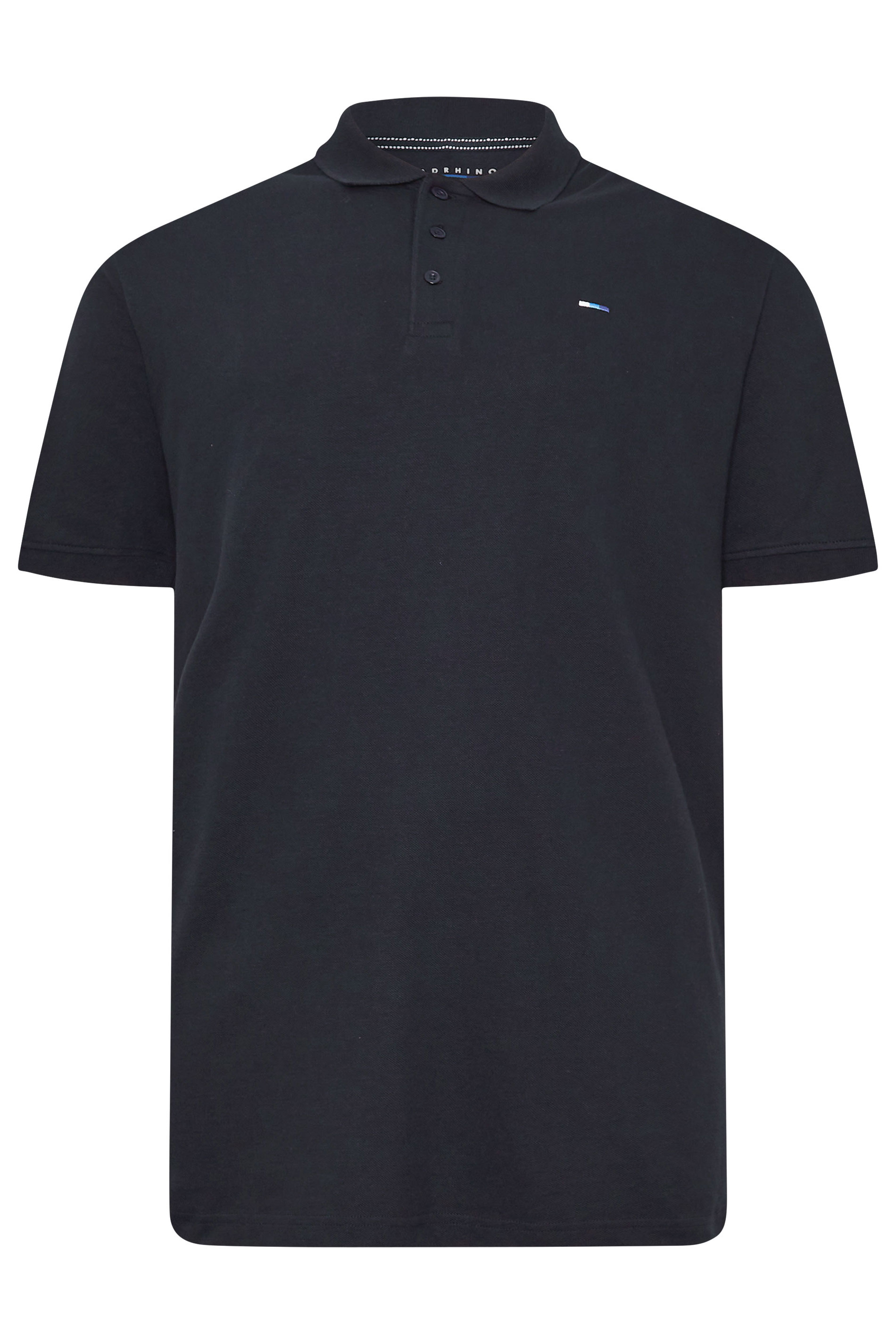 BadRhino Big & Tall 5 PACK Navy Blue & Light Blue Polo Shirts | BadRhino 13