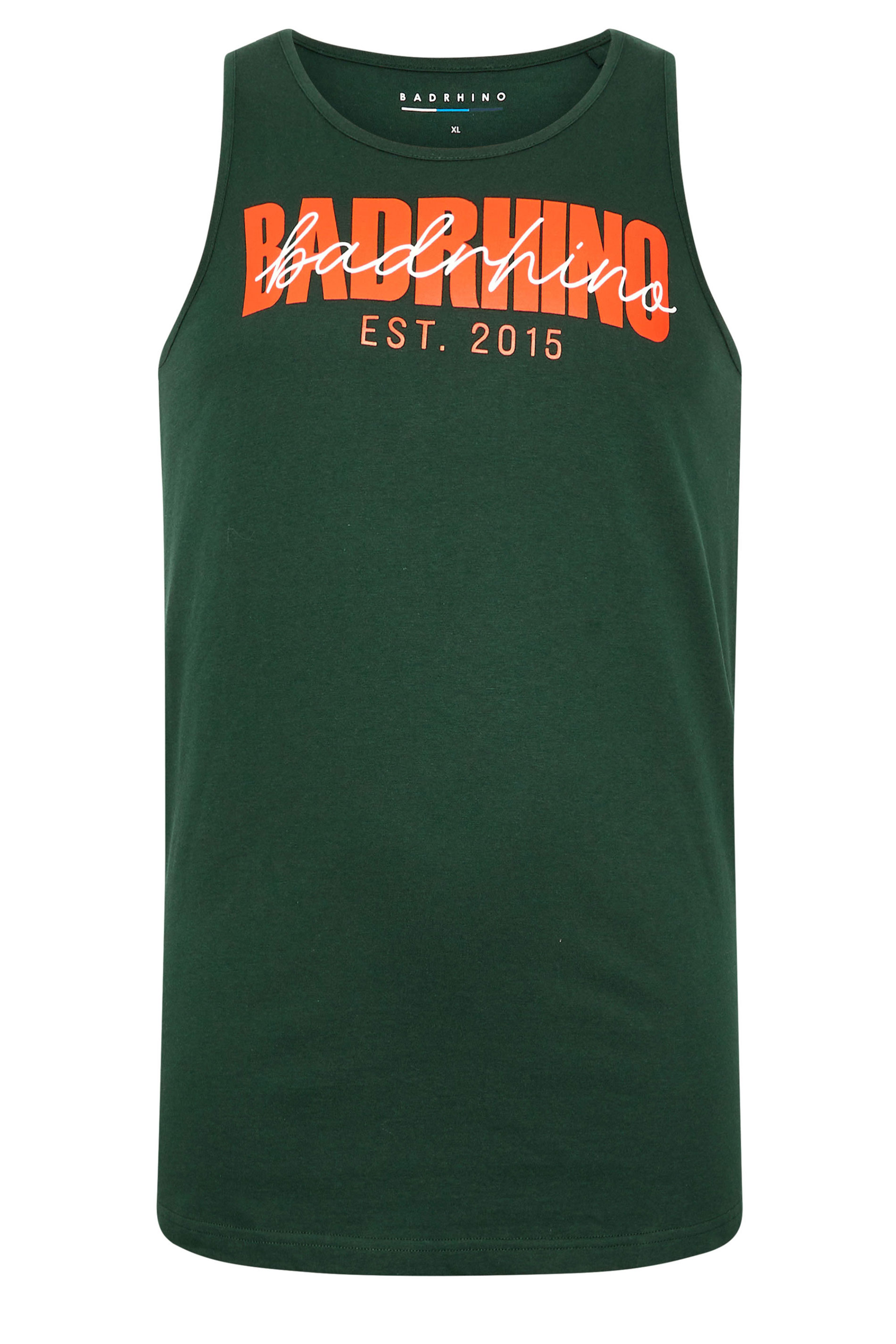 BadRhino Big & Tall 2 PACK Black & Green Scripted Vest | BadRhino 7