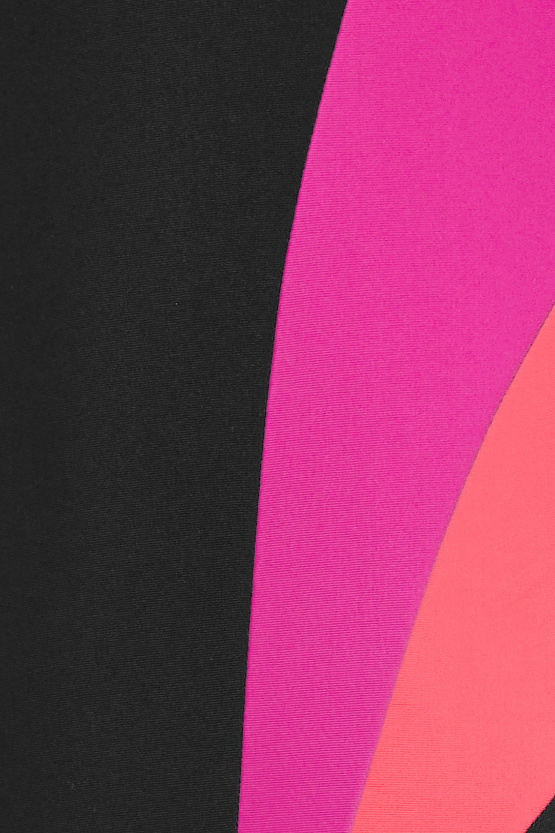 LTS Tall Women's Black & Pink Contrast Active Swimsuit | Long Tall Sally 6