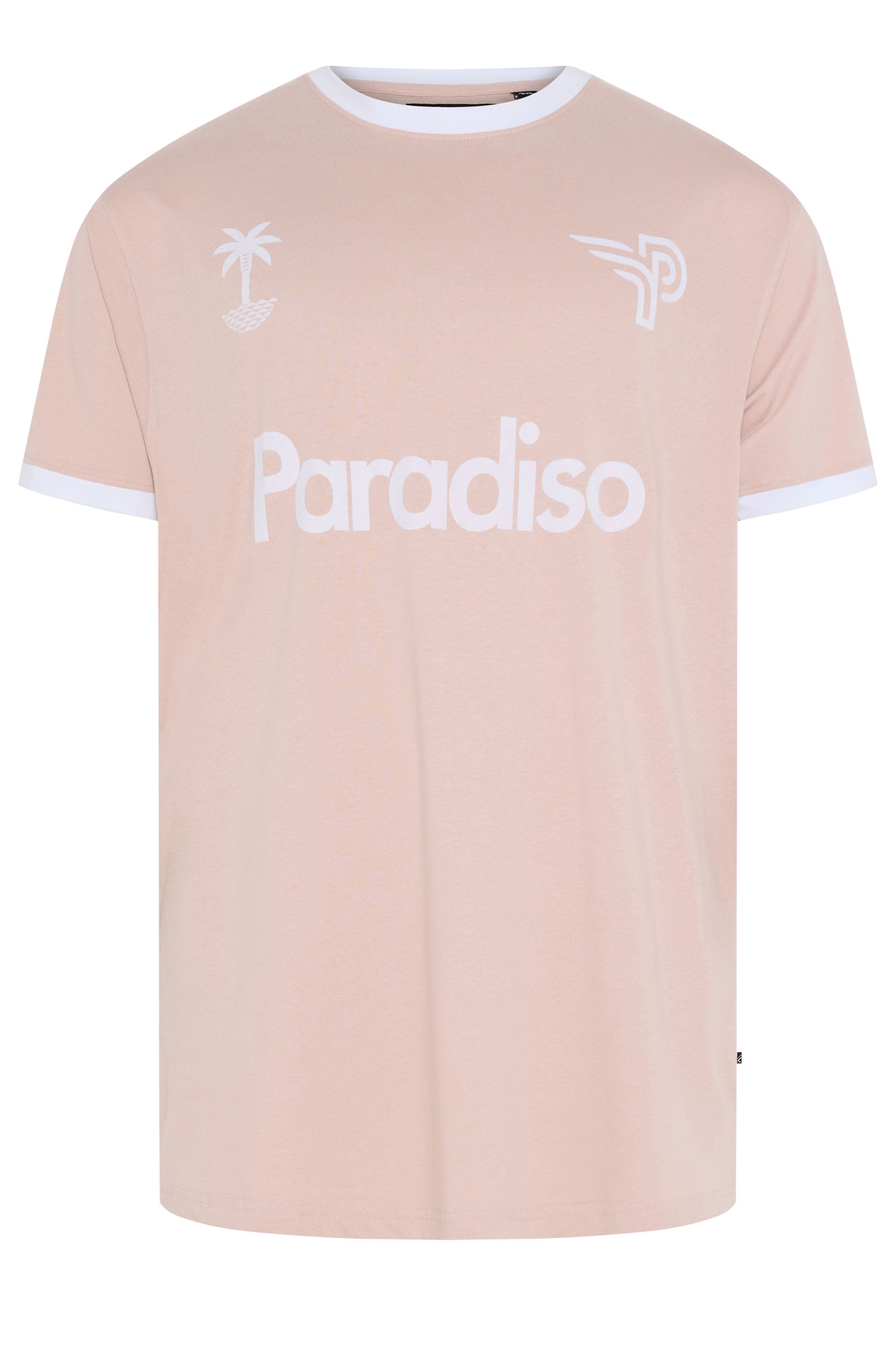 KAM Big & Tall Pink 'Paradiso' T-Shirt | BadRhino 4