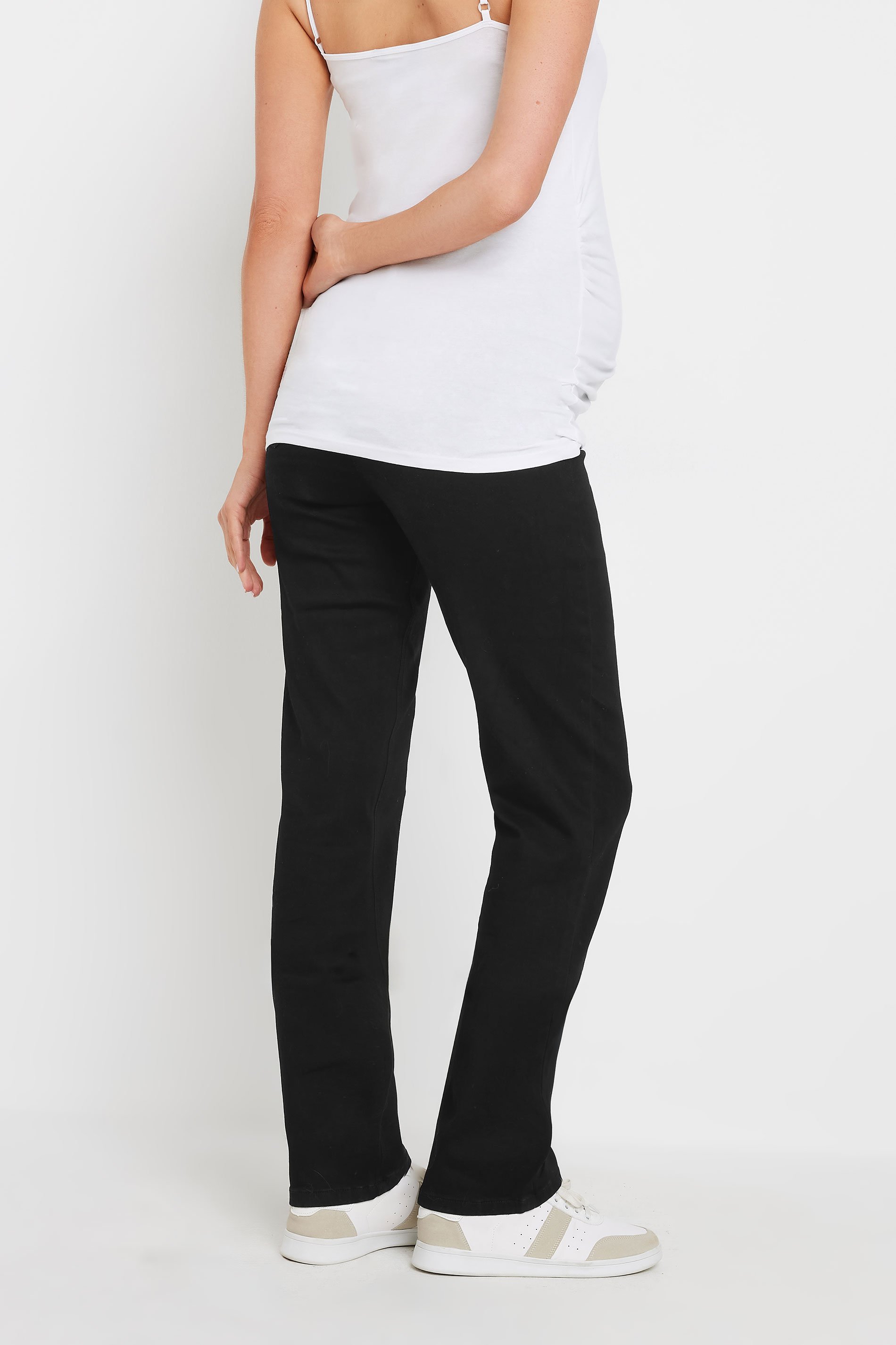 LTS Maternity Tall Black Lift & Shape Slim Leg Jeans | Long Tall Sally 4