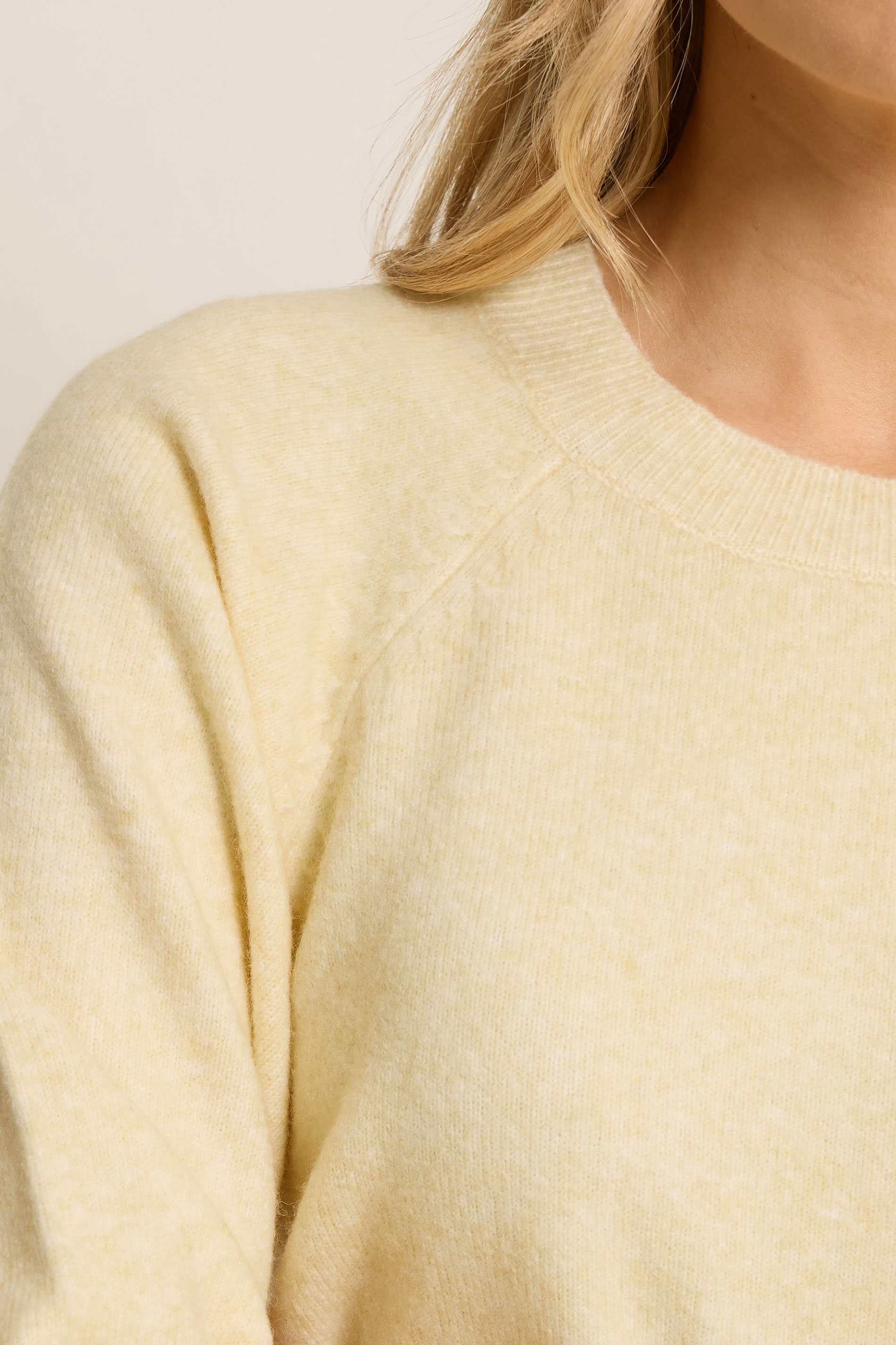 LTS Tall Butter Yellow Knit Balloon Sleeve Jumper | Long Tall Sally 4