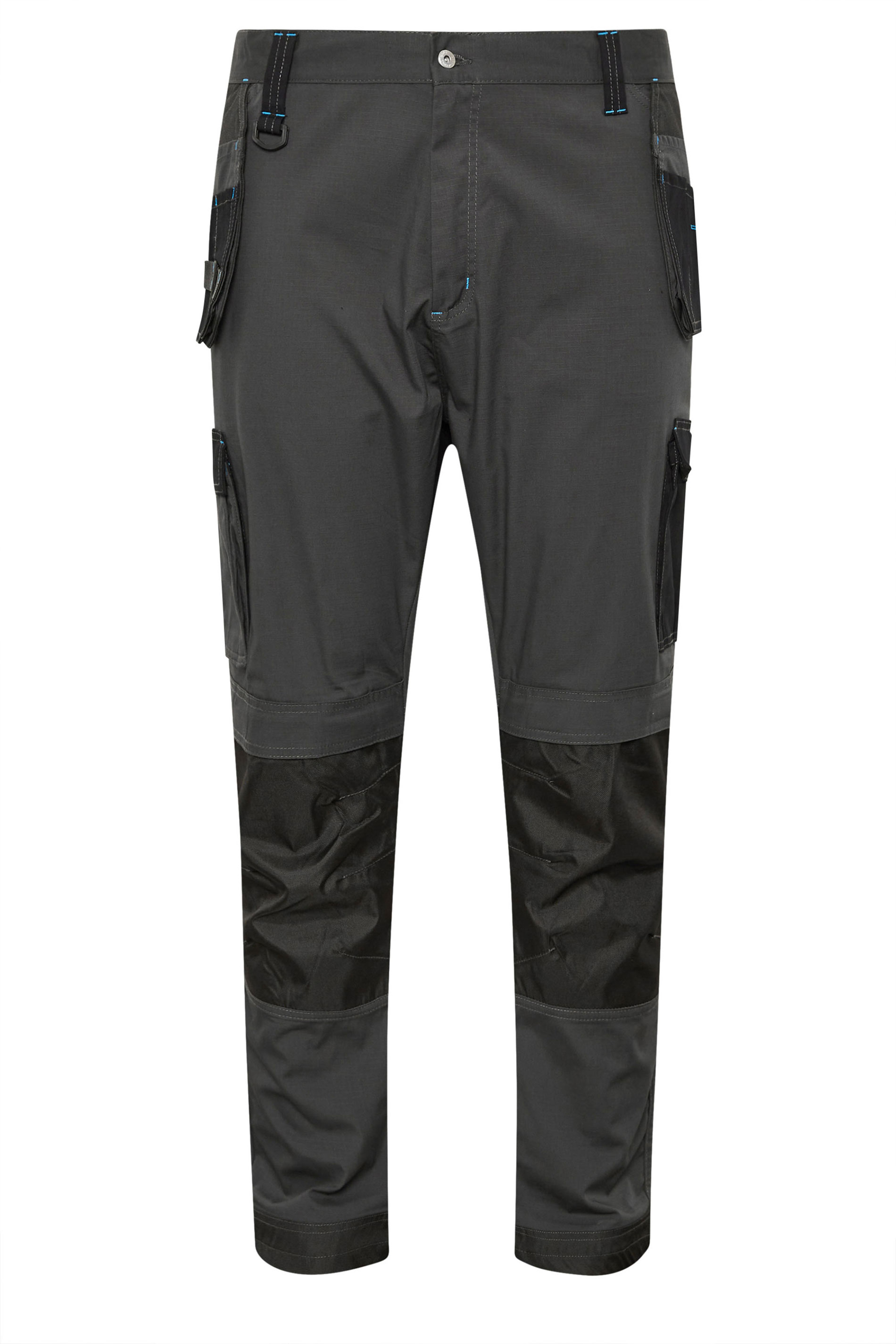 BadRhino Big & Tall Black Workwear Cargo Trousers | BadRhino 10