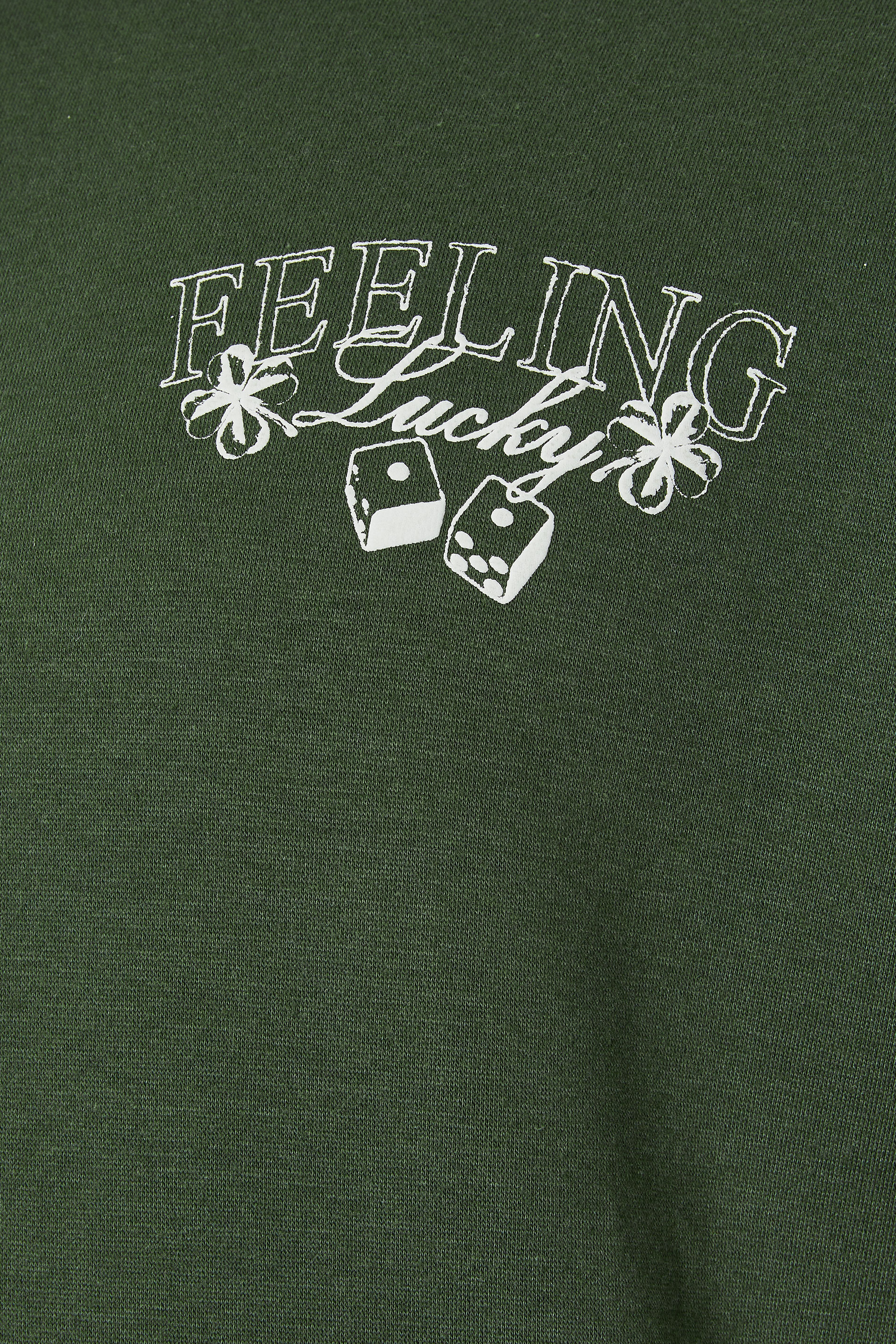 BadRhino Big & Tall Dark Green Feeling Lucky Hoodie | BadRhino 8