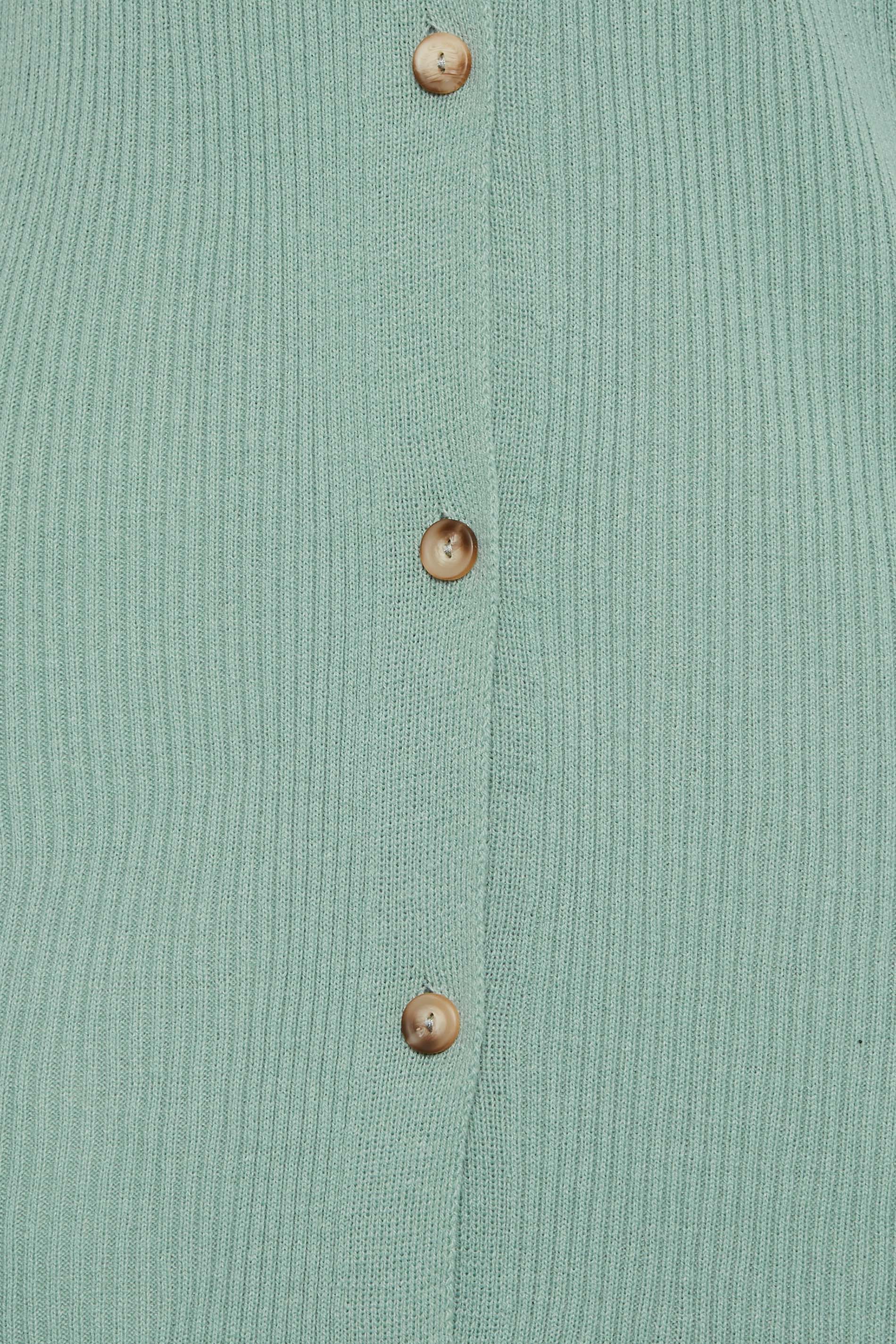 LTS Tall Women's Sage Green Longline Ribbed Cardigan | Long Tall Sally 6