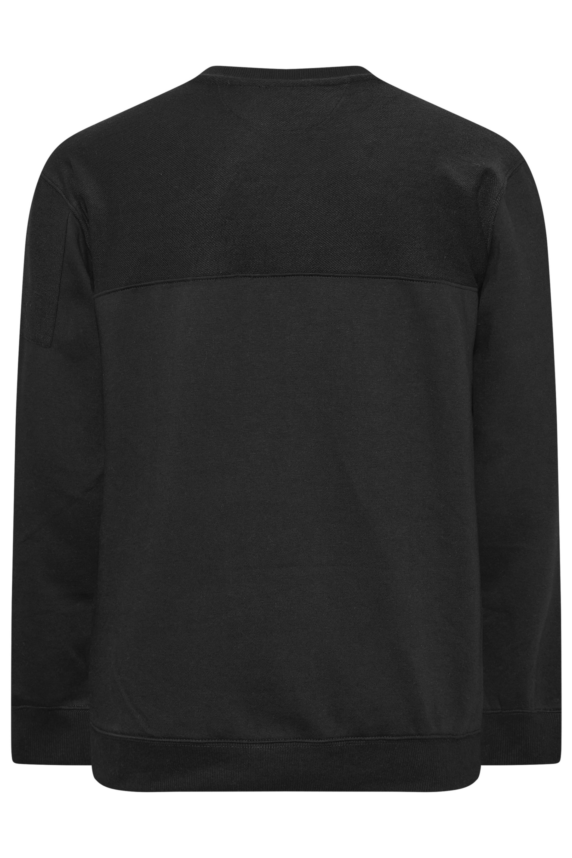 FIRETRAP Big & Tall Navy Blue Olsen Sweatshirt | BadRhino 5