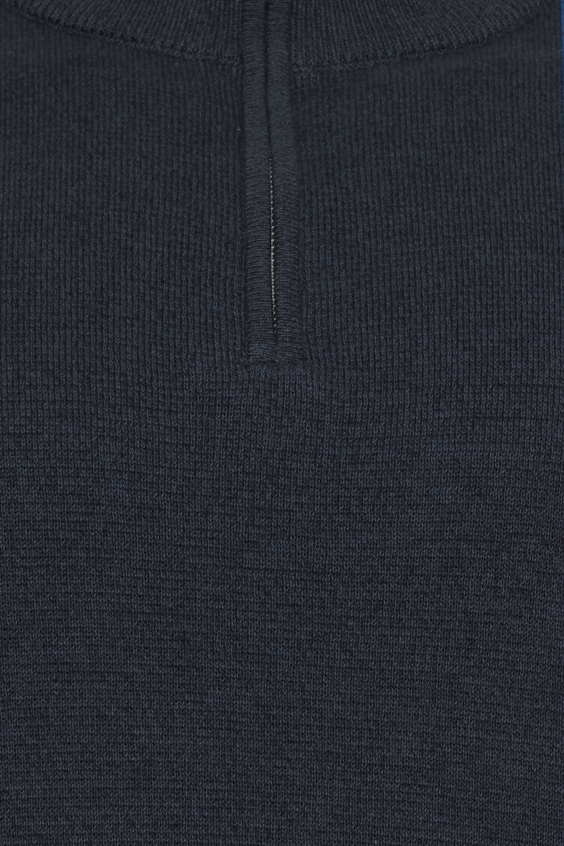 BadRhino Big & Tall Navy Blue Milano Quarter Zip Knit Jumper | BadRhino 3