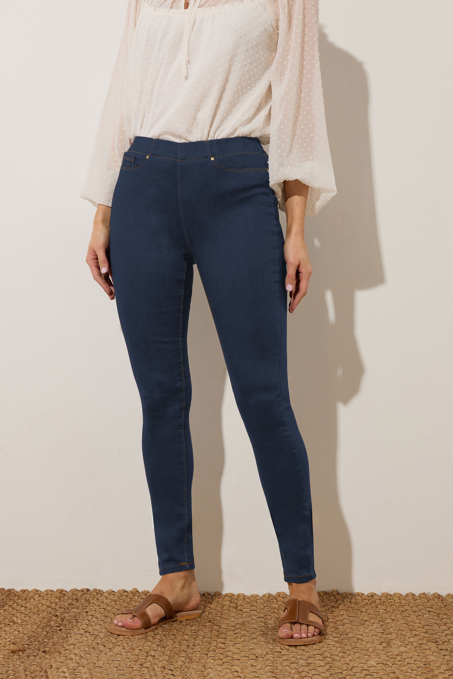 LTS Tall Indigo Blue JENNY Jeggings | Long Tall Sally 3