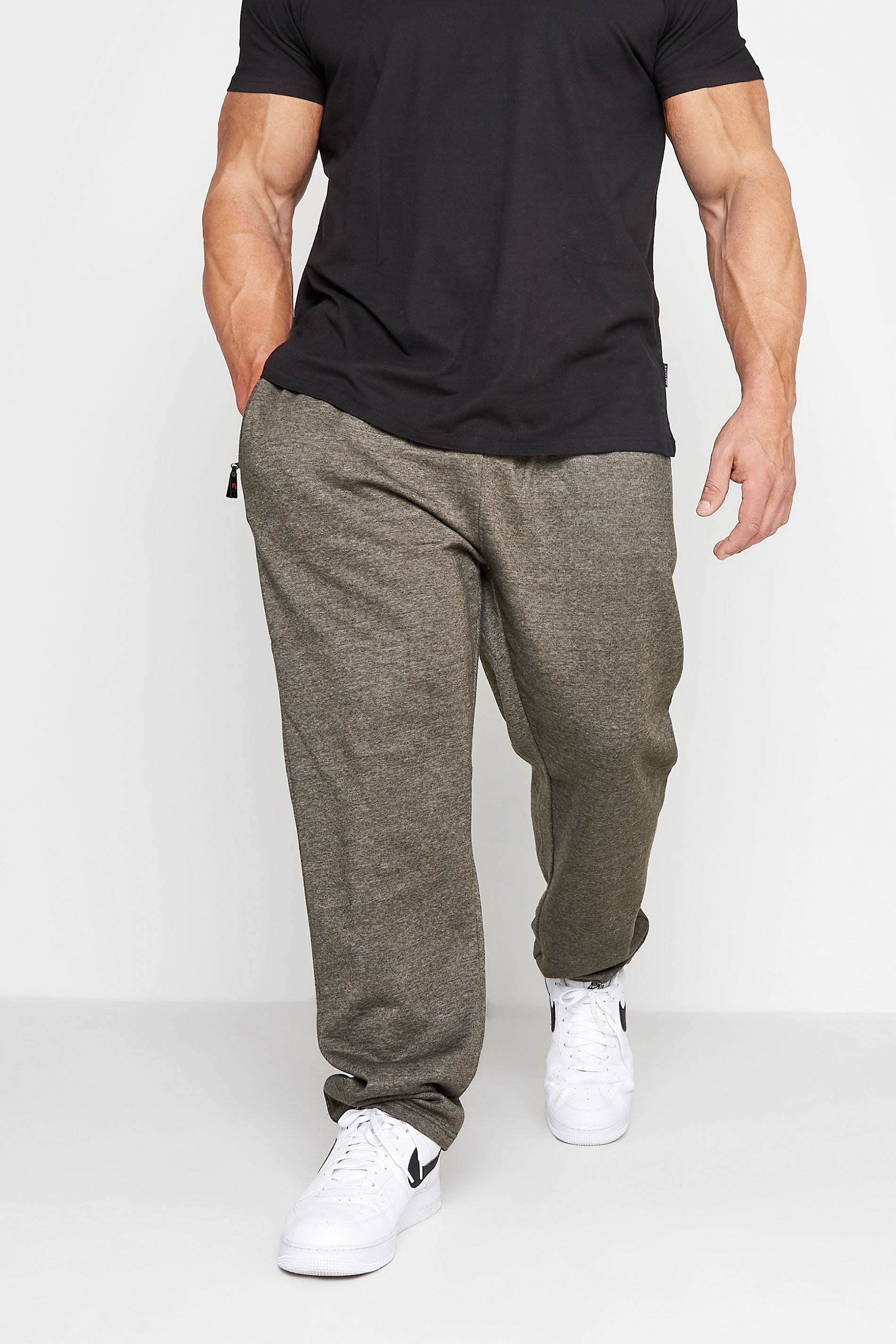D555 Rockford Grey Albert Joggers | BadRhino 1