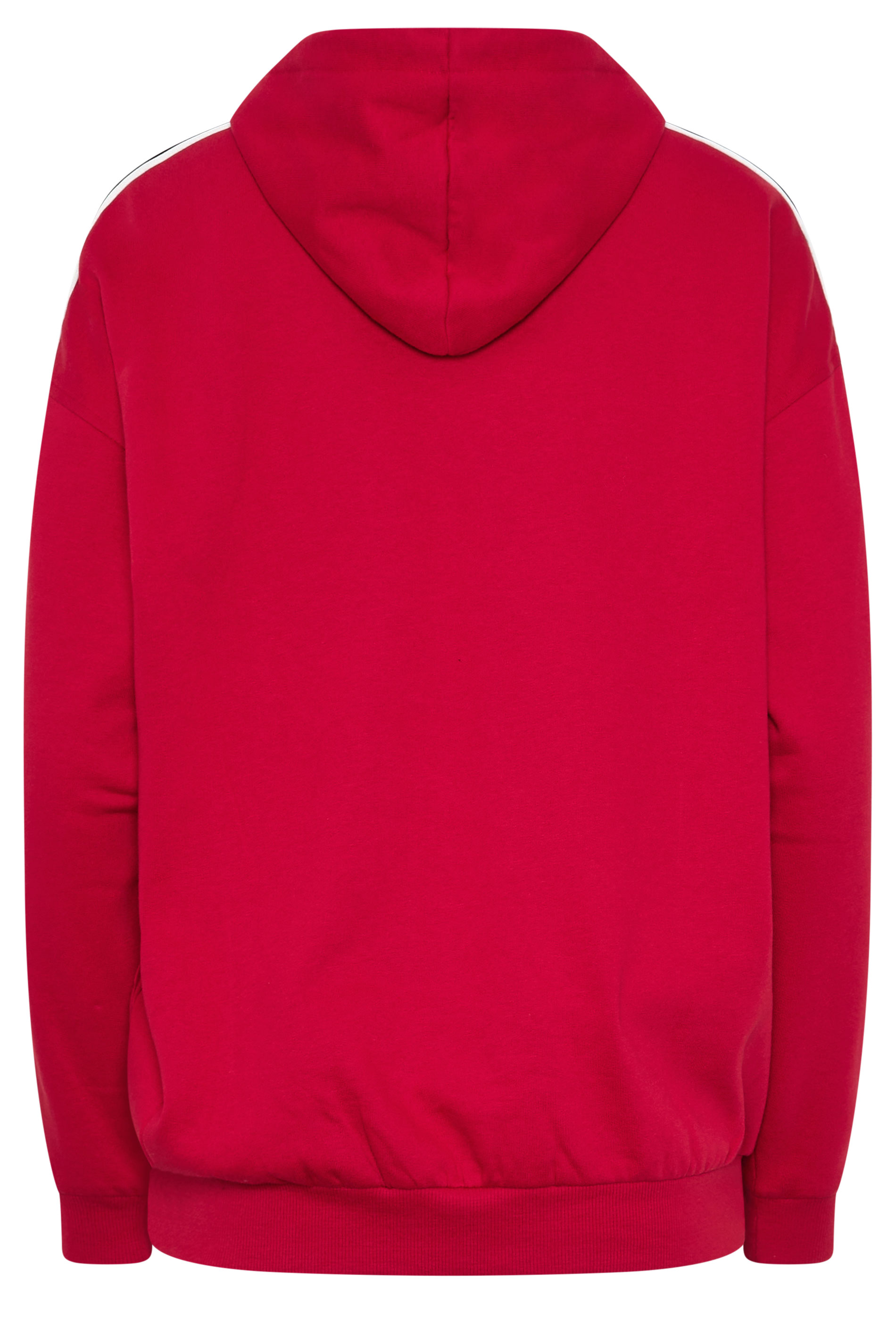 LTS Tall Women's Red Side Tape Hoodie | Long Tall Sally 6