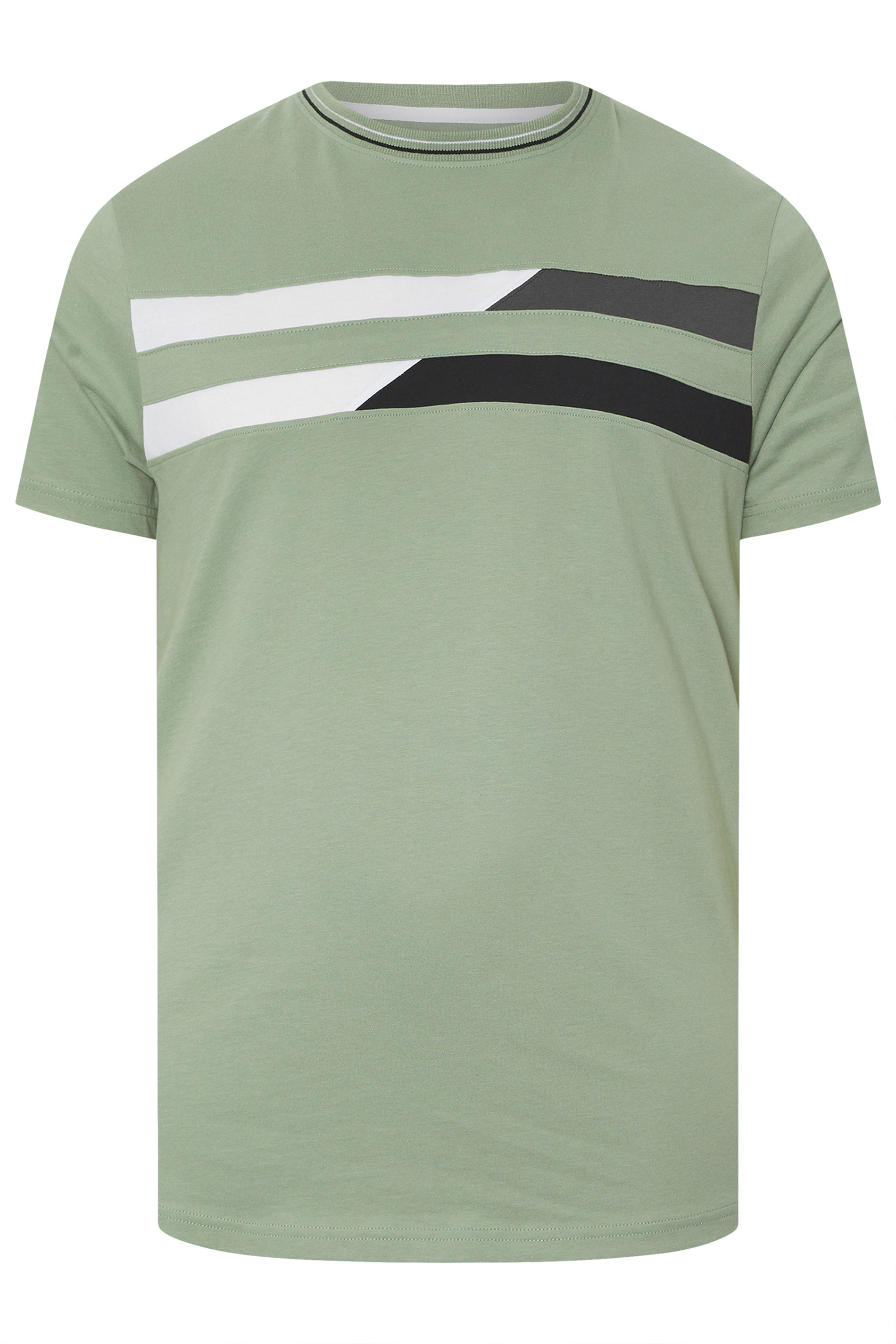 BadRhino Big & Tall Green Cut & Sew T-Shirt | BadRhino 7