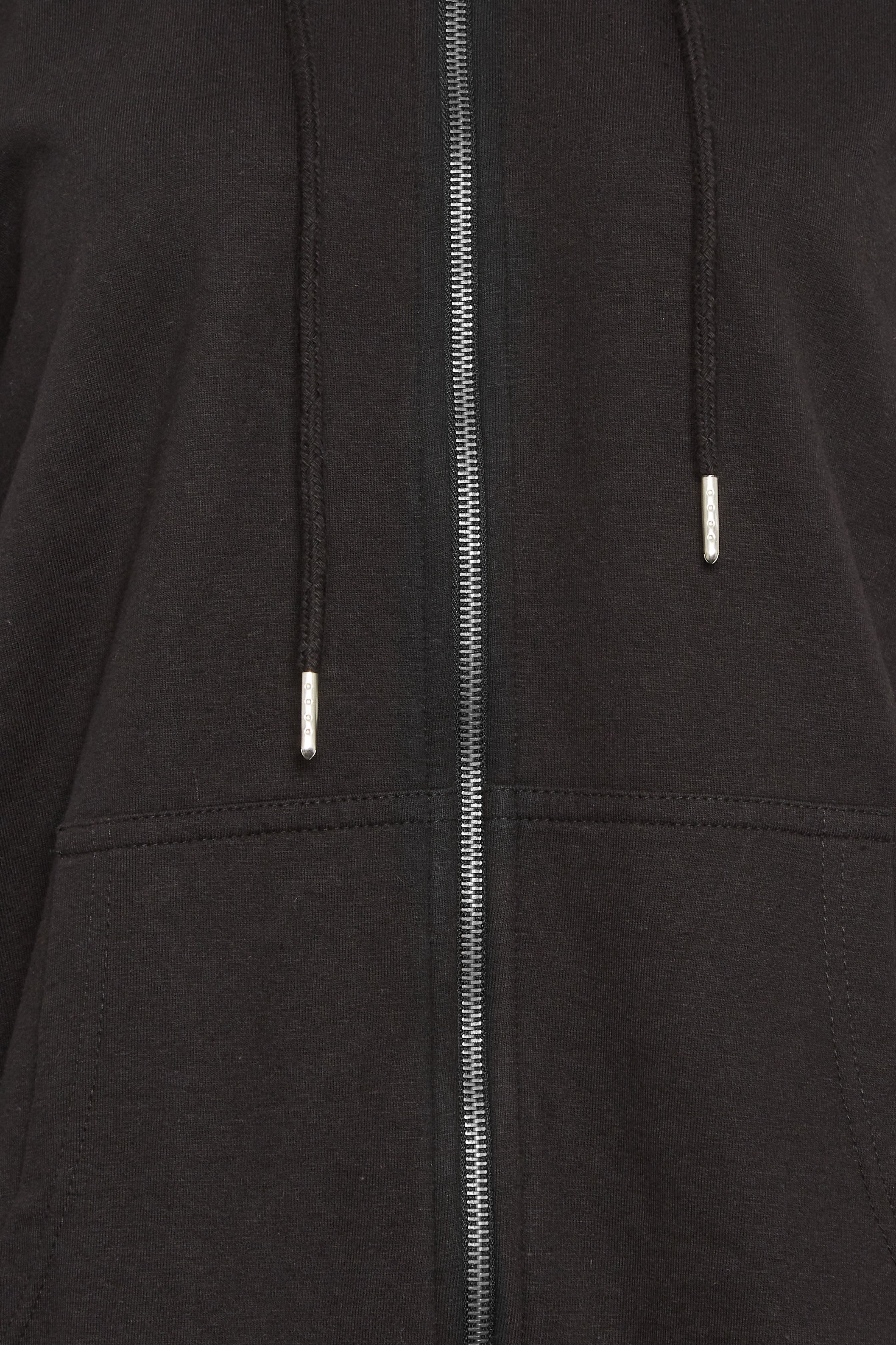 LTS Tall Women's Black Zip Through Pocket Hoodie | Long Tall Sally  6