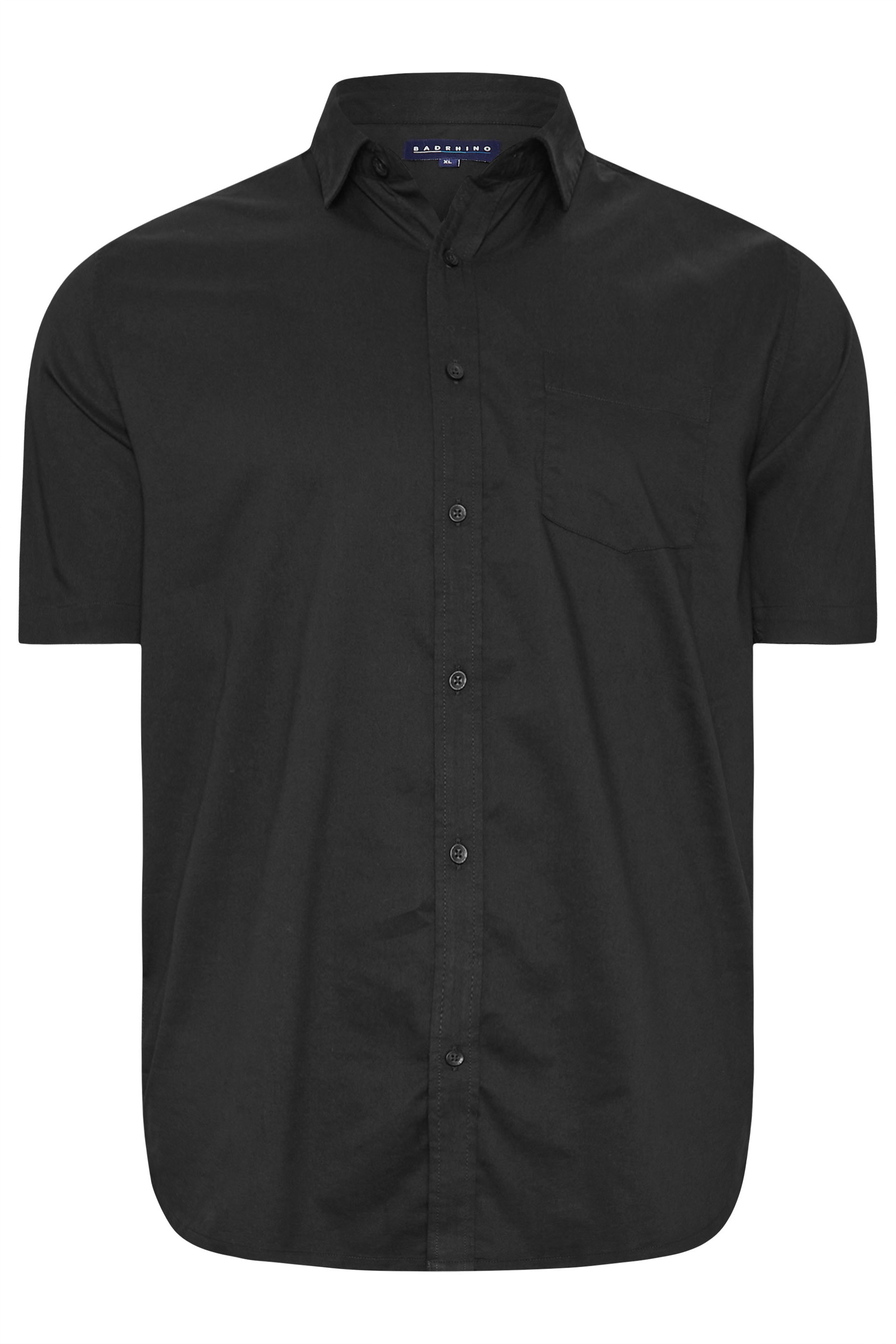 BadRhino Big & Tall Black Short Sleeve Shirt 6