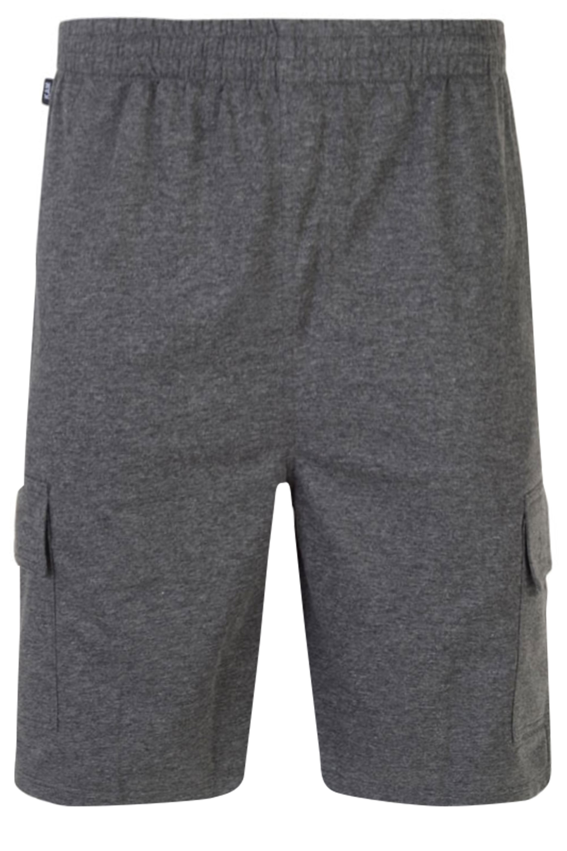 KAM Charcoal Grey Cargo Lounge Shorts | BadRhino 2