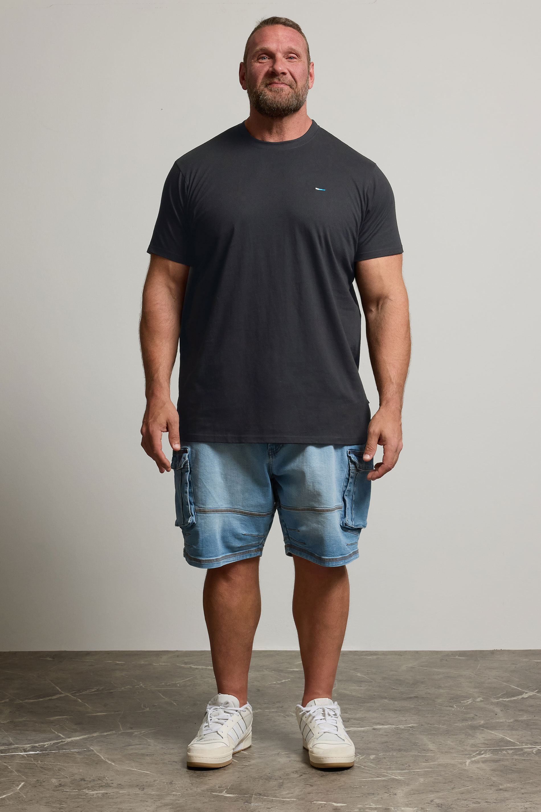 BadRhino Big & Tall Black/Blue/Red/Green/Navy 5 Pack Extra Long T-Shirts | BadRhino 3