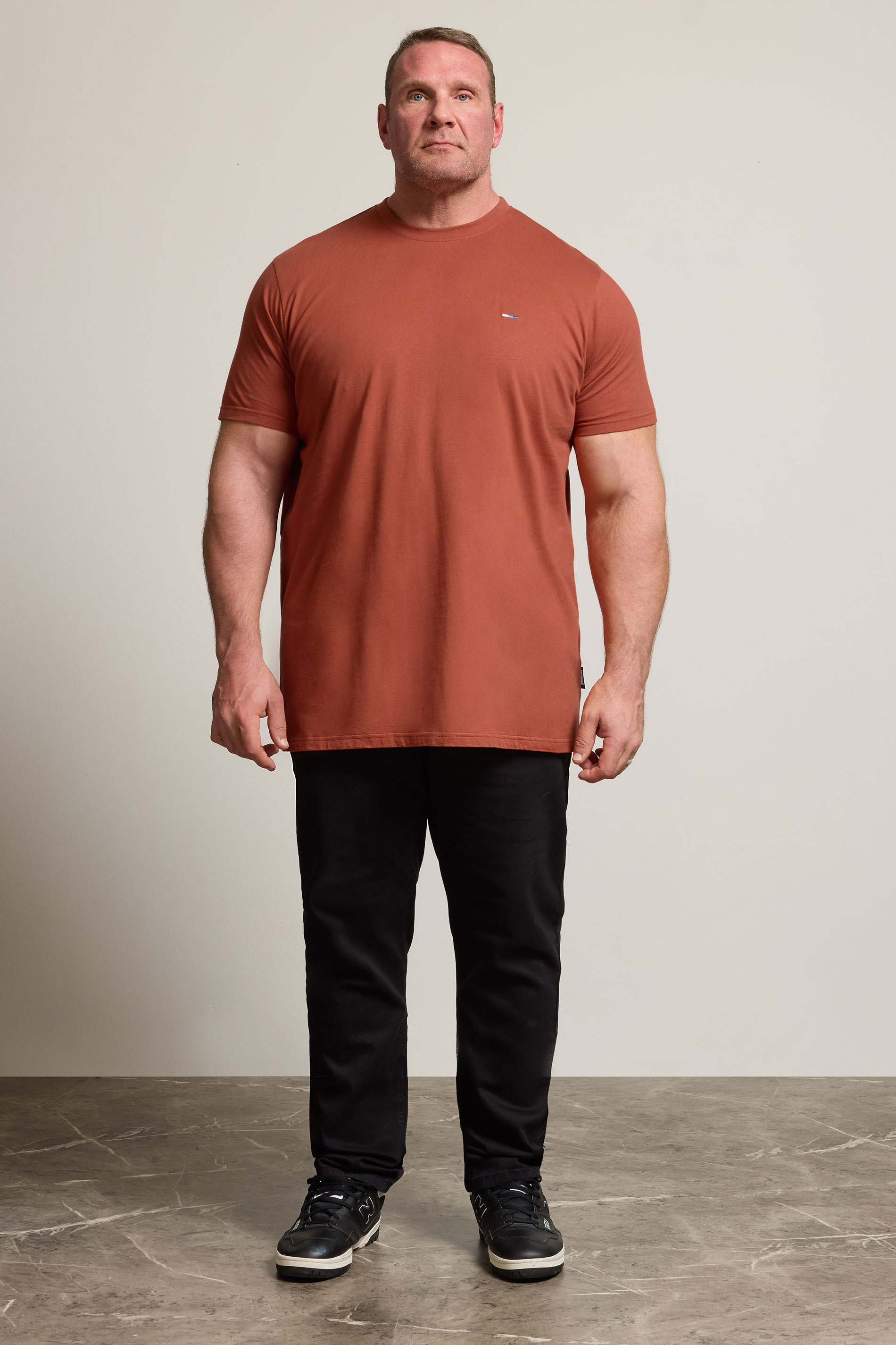 BadRhino Big & Tall Clay Orange Extra Long Core T-Shirt | BadRhino 2