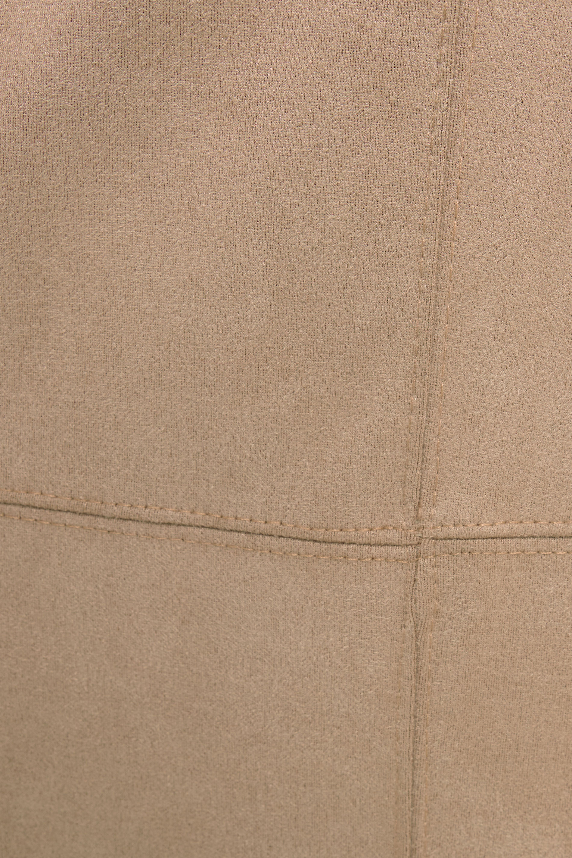 LTS Tall Tan Brown Suedette A-Line Midi Skirt | Long Tall Sally 4