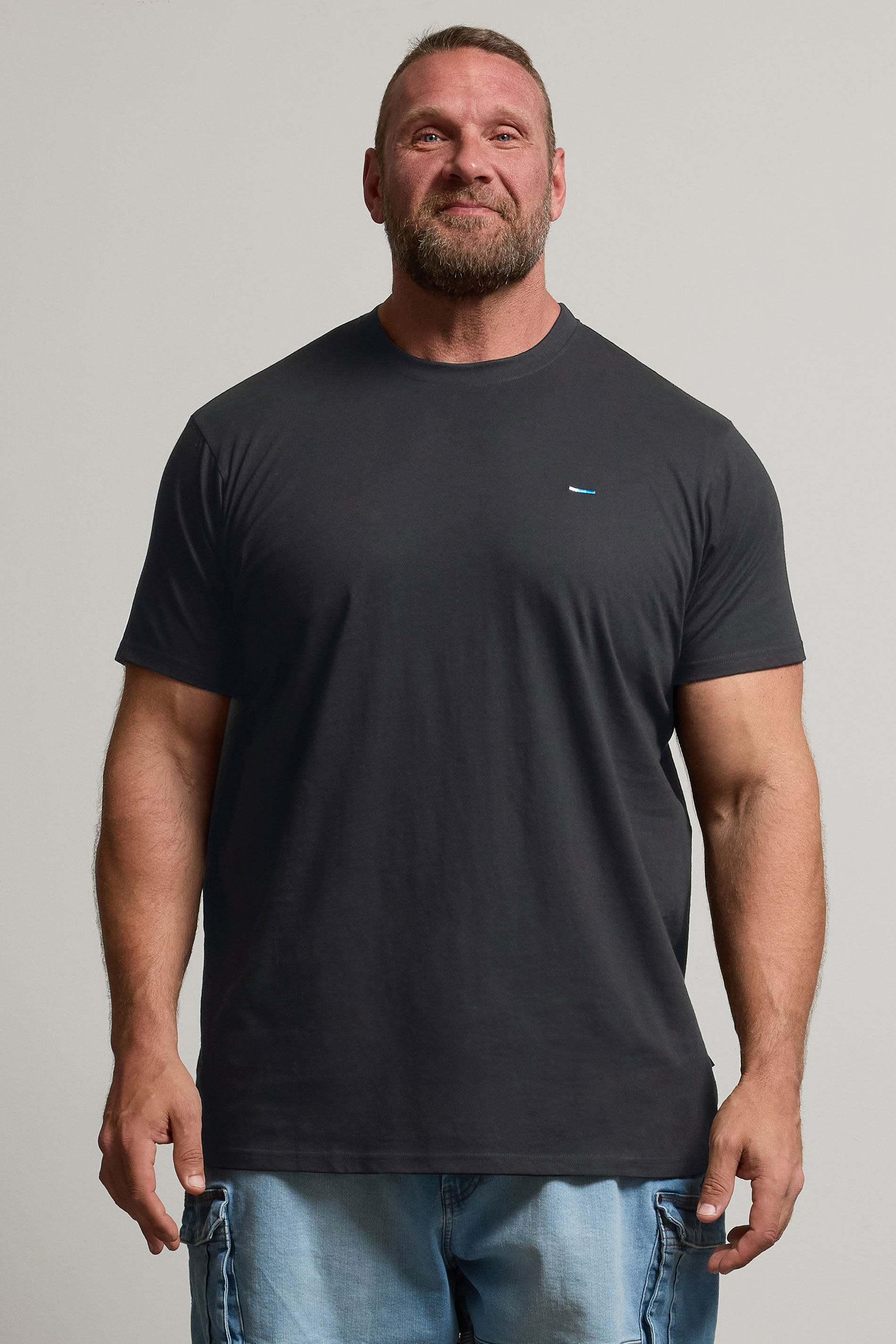 BadRhino Big & Tall Black/Blue/Red/Green/Navy 5 Pack Extra Long T-Shirts | BadRhino 2