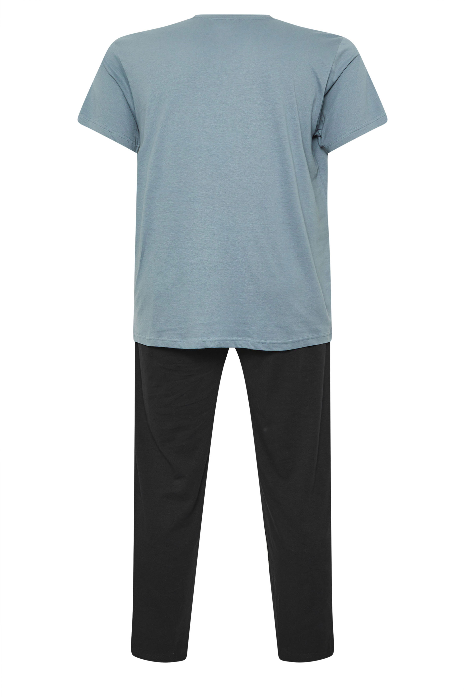 BadRhino Big & Tall Petrol Blue Lounge Trouser & T-Shirt Set | BadRhino 6