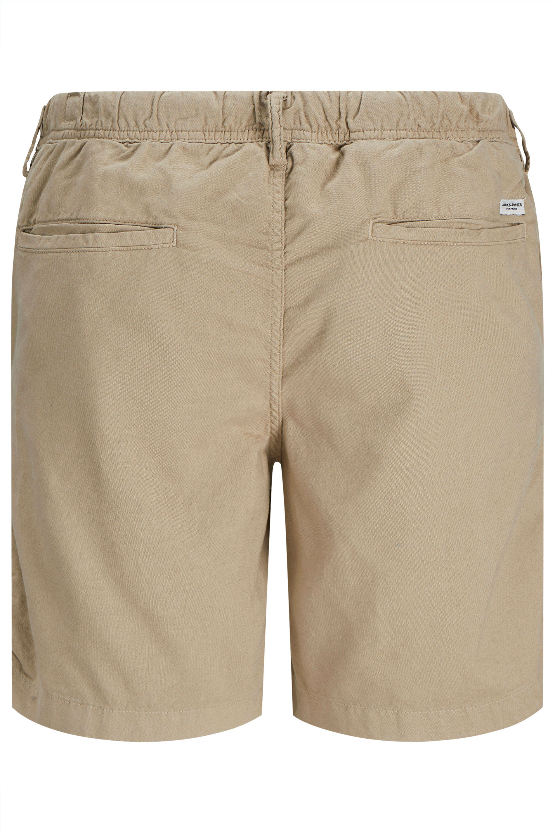 JACK & JONES Big & Tall Crockery Brown Campaign Shorts | BadRhino 4