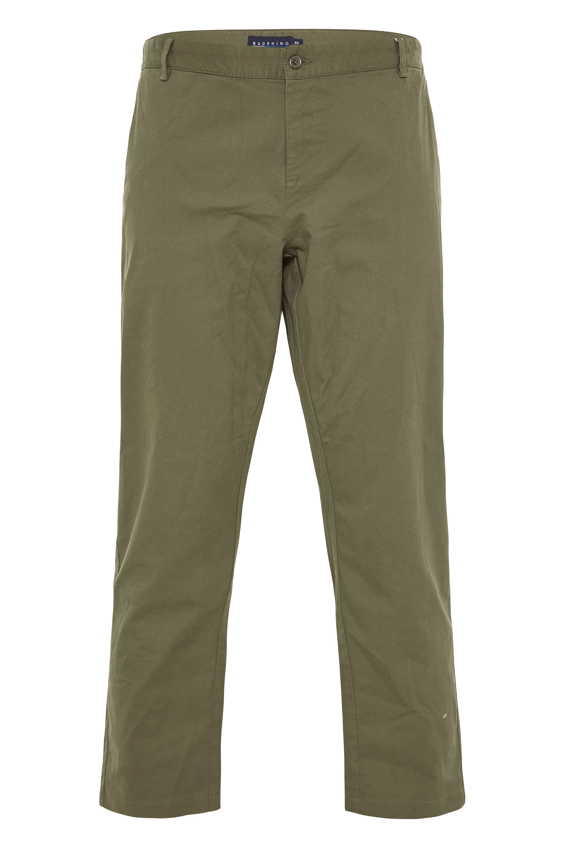 BadRhino Khaki Green Stretch Chinos | BadRhino 7