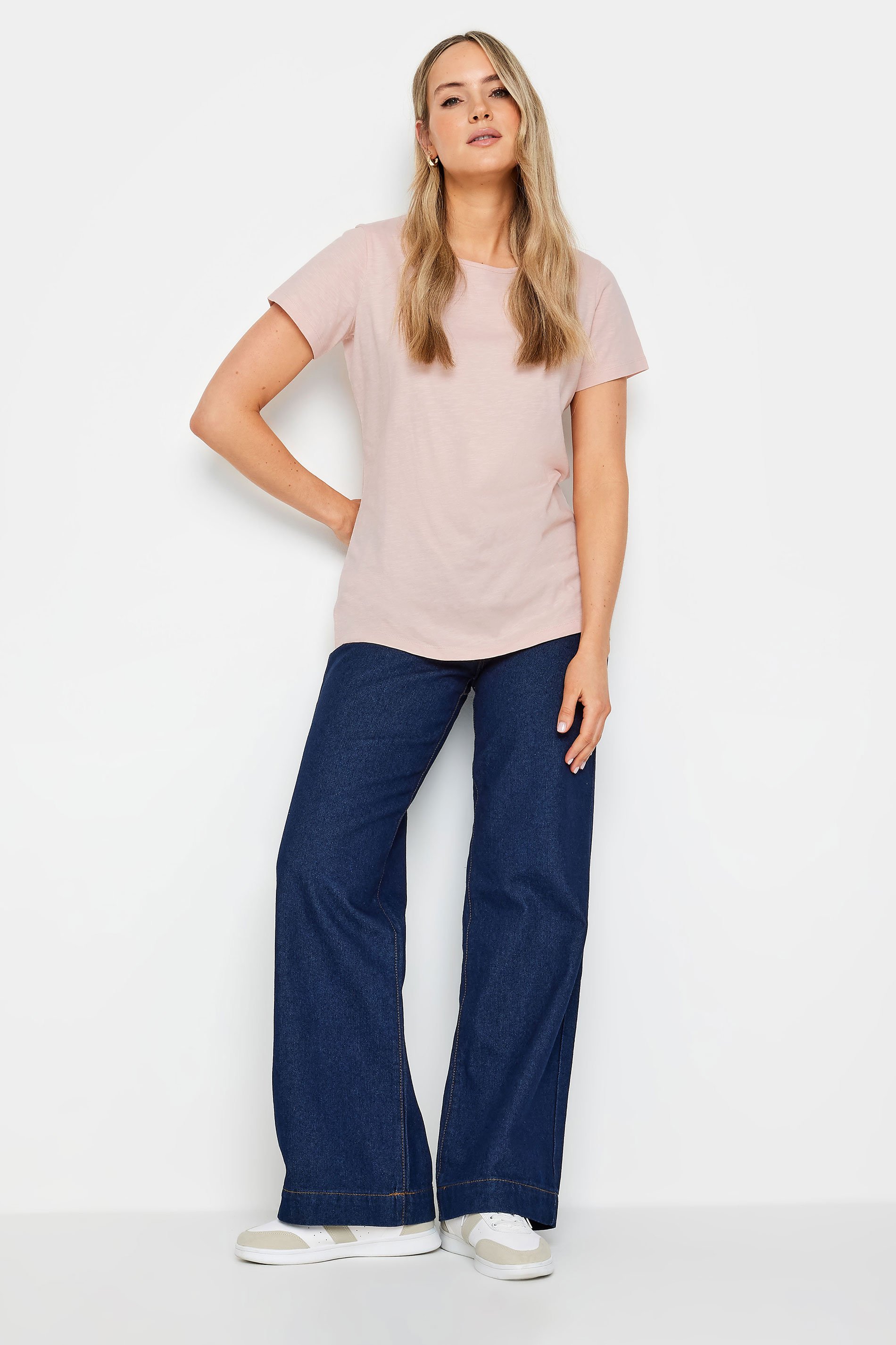 LTS Tall 2 PACK Navy Blue & Pink Short Sleeve T-Shirts | Long Tall Sally 4