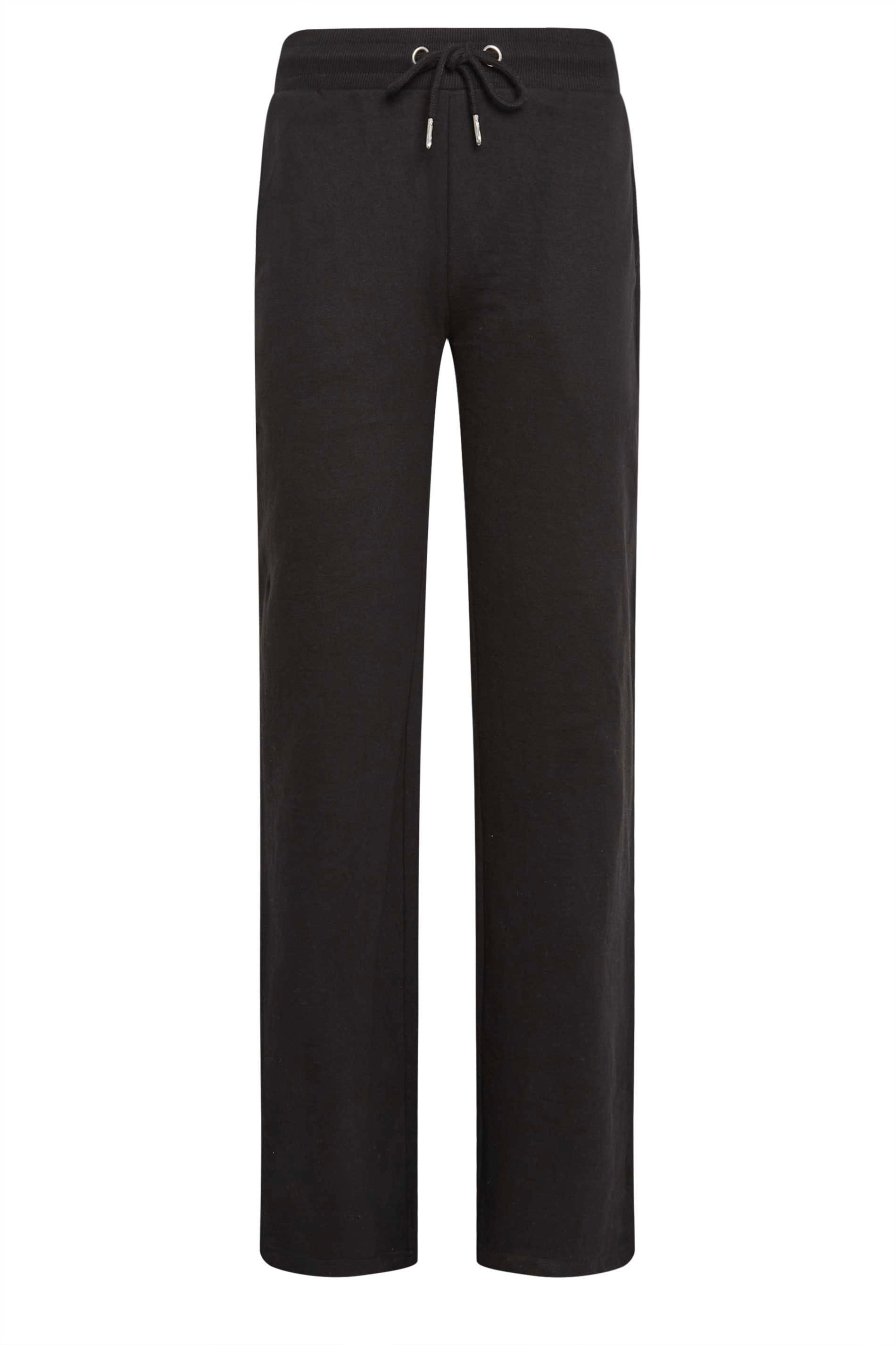 LTS Tall 2 PACK Black Basic Wide Leg Joggers | Long Tall Sally 8