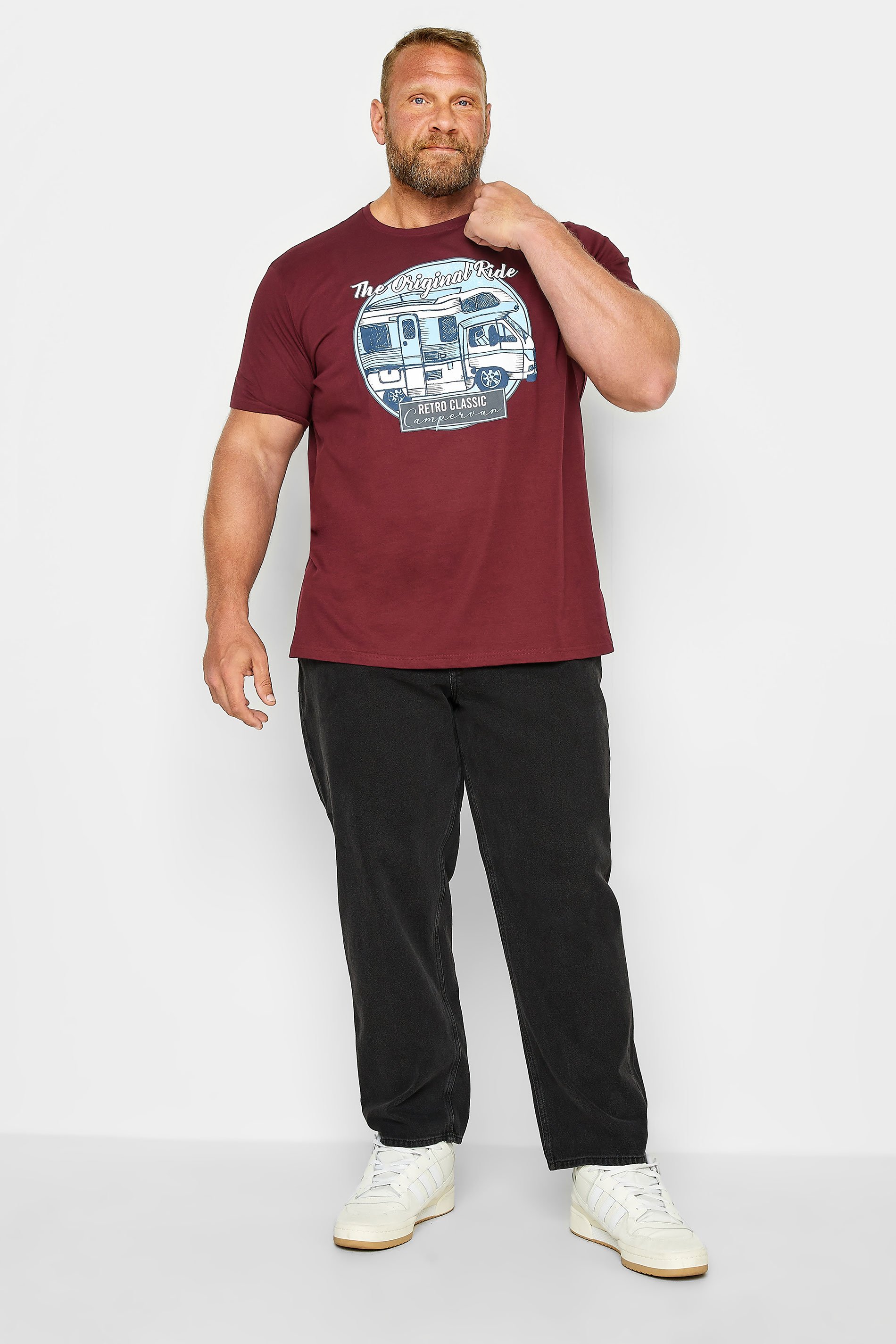 JACK & JONES Big & Tall Men's Black Jeans | BadRhino 1