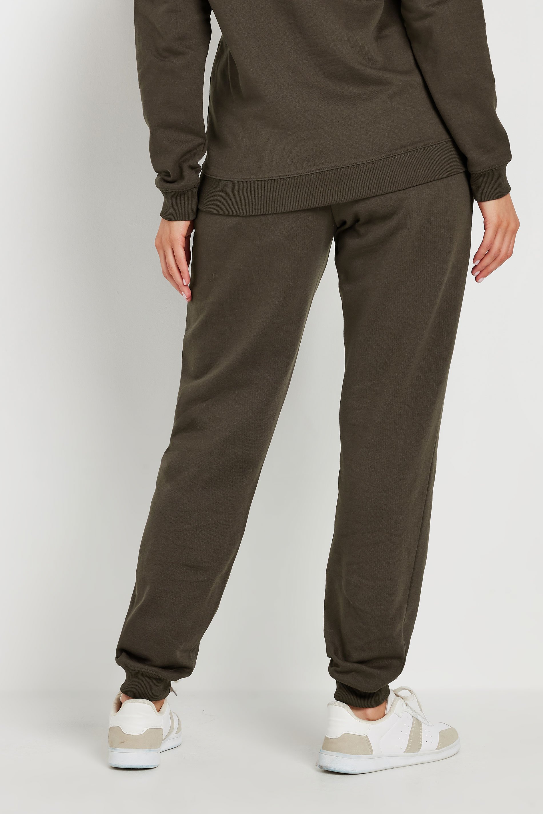 LTS Tall Chocolate Brown Cuffed Joggers | Long Tall Sally 4